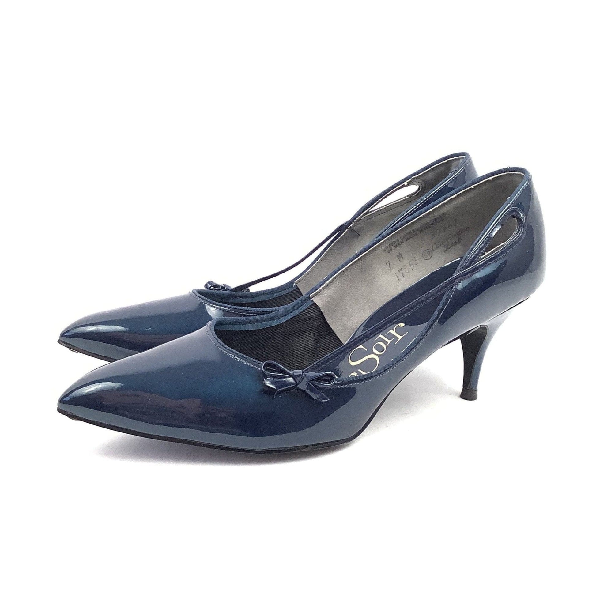 Vintage Navy-Blue Heels