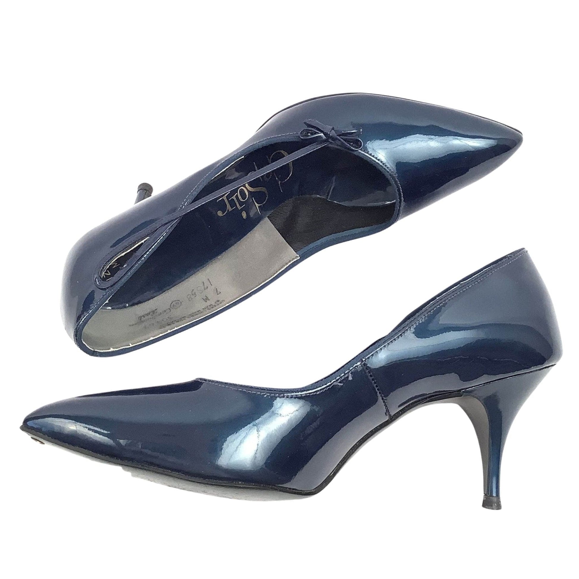 Vintage Navy-Blue Heels