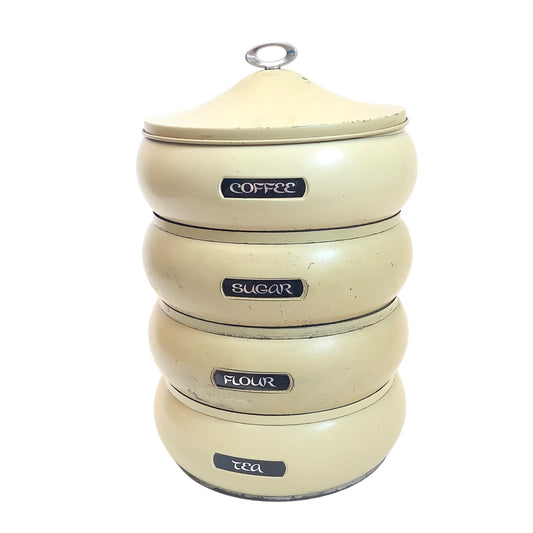 Vintage Pagoda Canisters