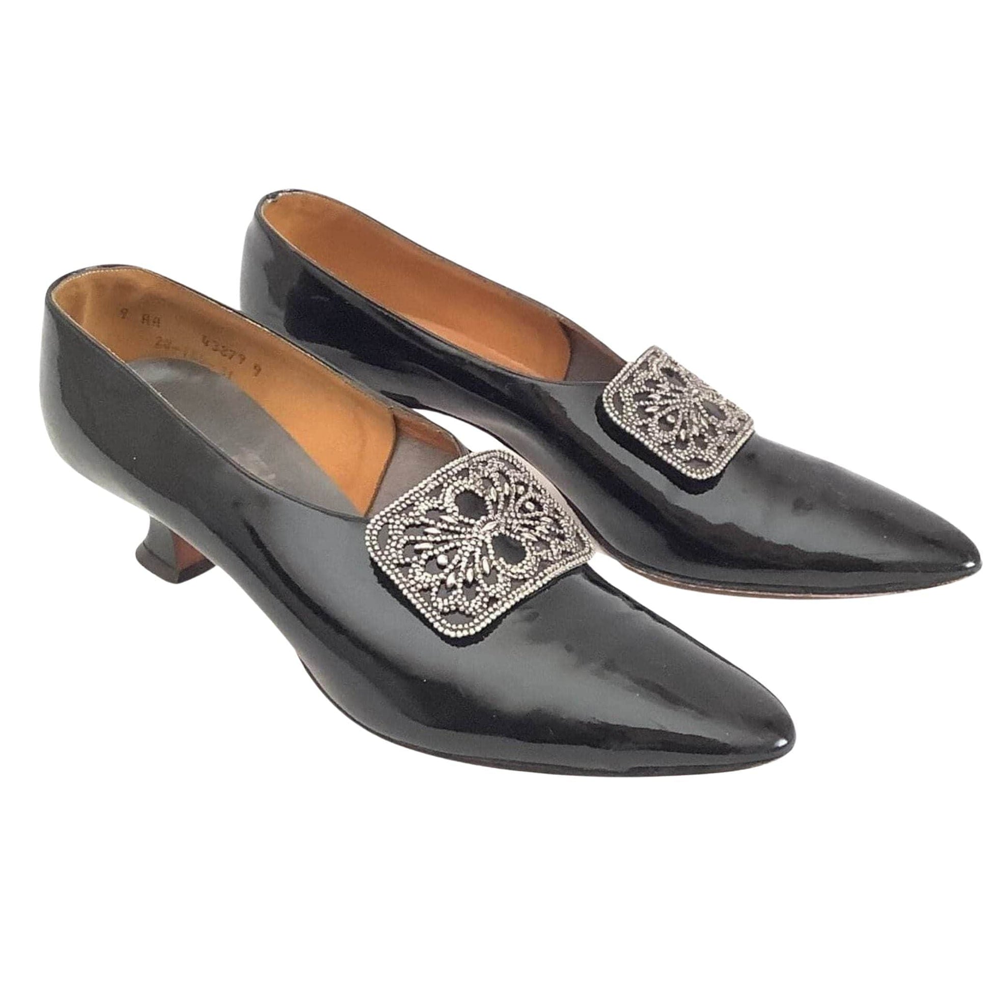 Vintage Palter Deliso Heels 8.5 / Black / Vintage 1930s