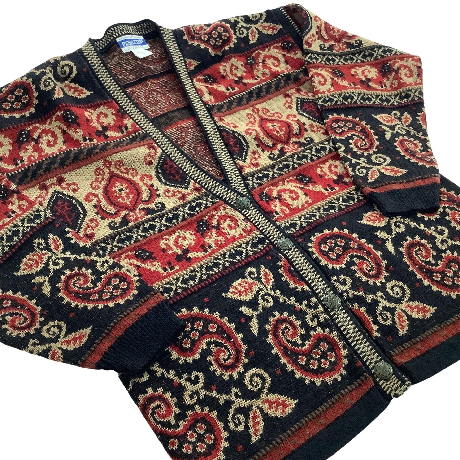 Vintage Pendleton Cardigan Large / Wool / Vintage 1990s