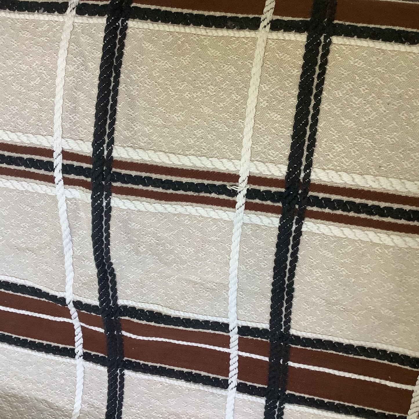 Vintage Plaid Bedspread - Cabin Southwest Decor