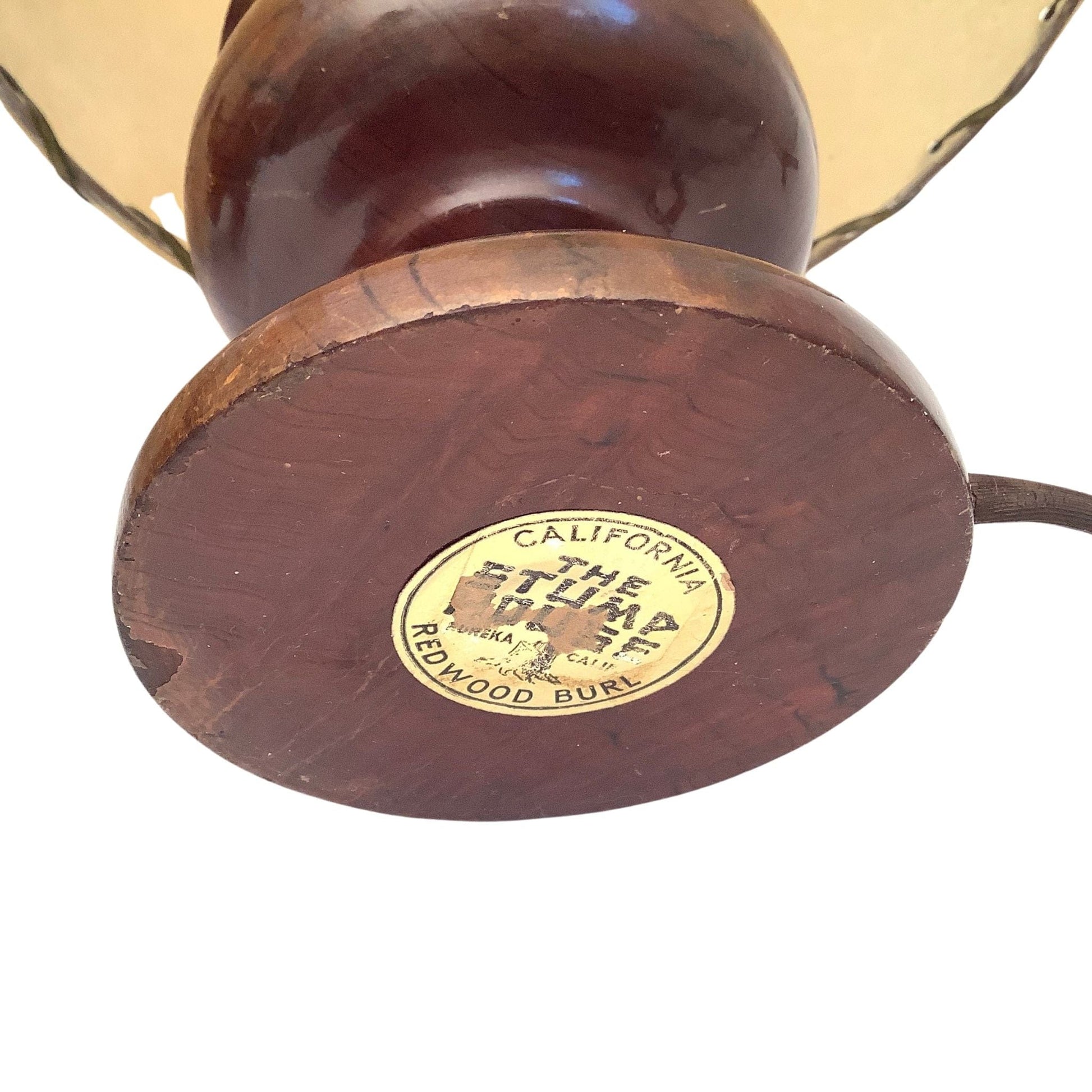 Vintage Redwood Lamp Set Multi / Wood / Vintage 1930s