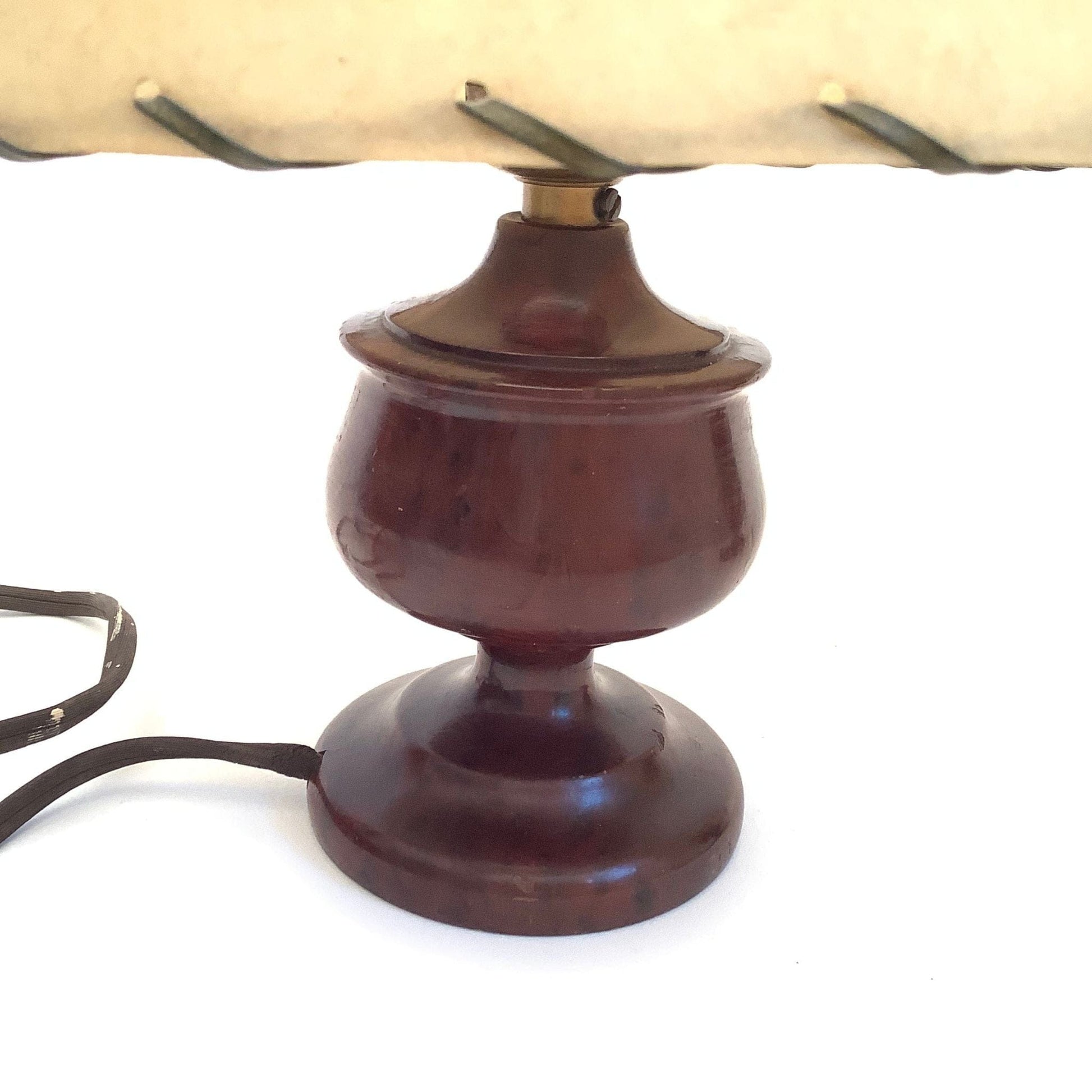 Vintage Redwood Lamp Set Multi / Wood / Vintage 1930s