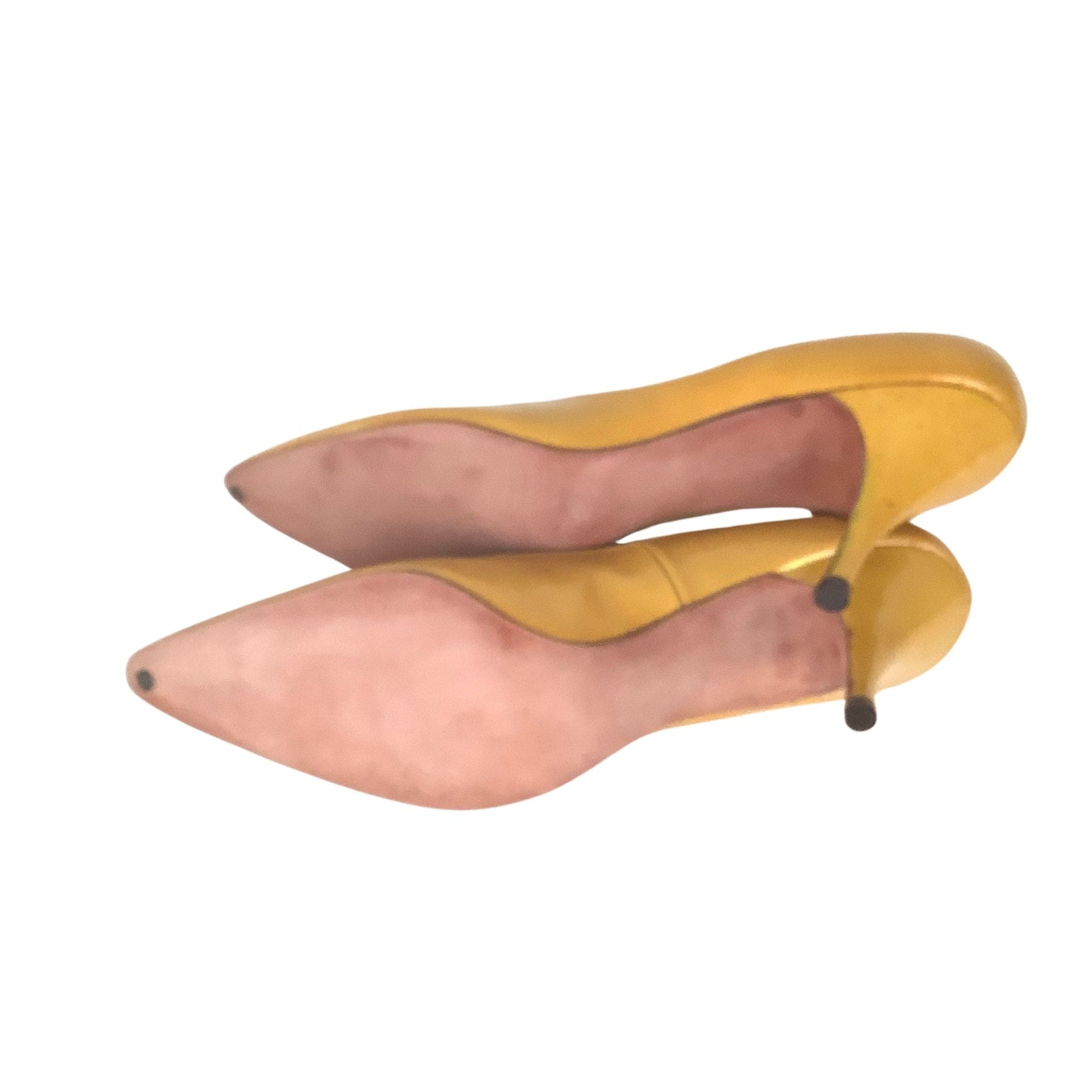 Vintage Joseph La Rose 1950s Heels Yellow Size US W9 Vintage Joseph La Rose 1950s Heels Yellow Size US W9