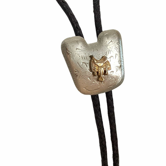 Vintage Saddle Bolo Tie