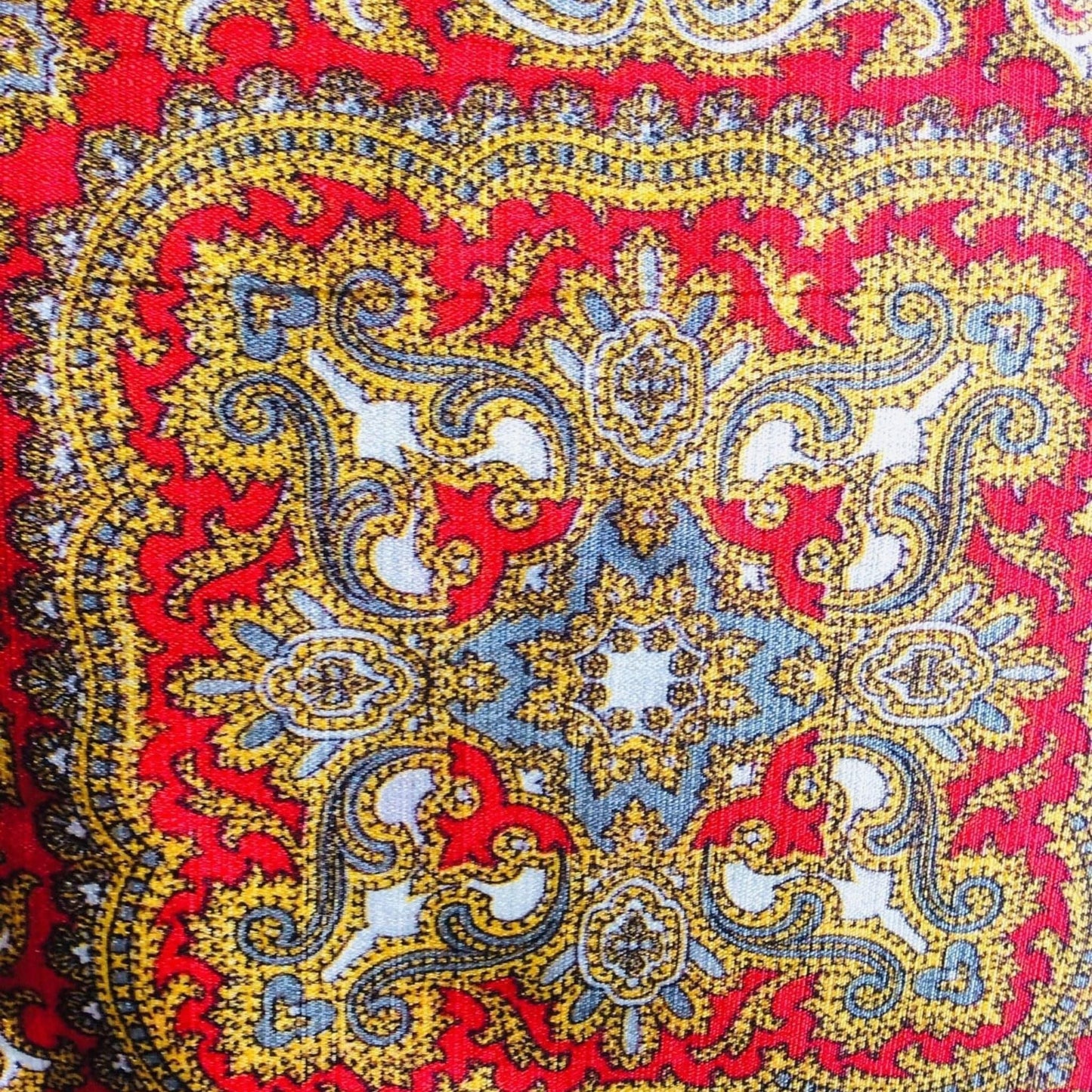 Vintage Silk Scarf Fabric