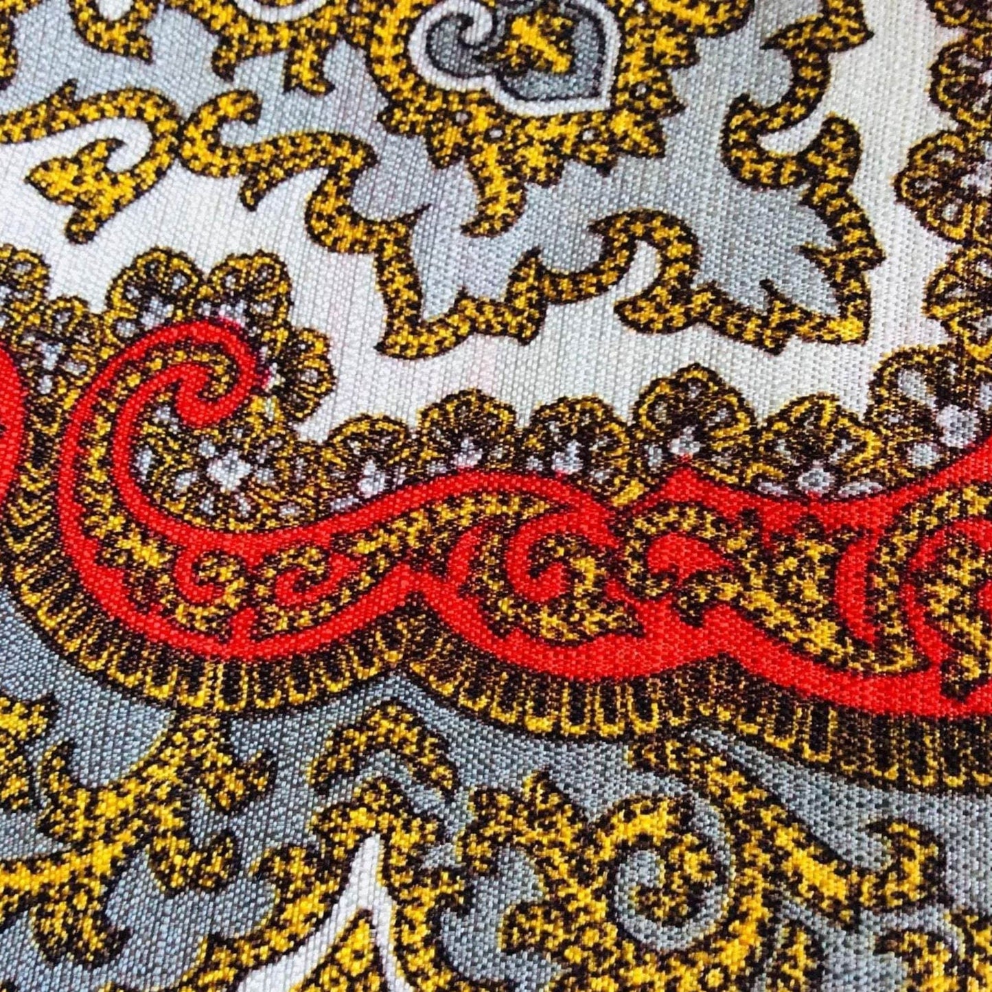 Vintage Silk Scarf Fabric