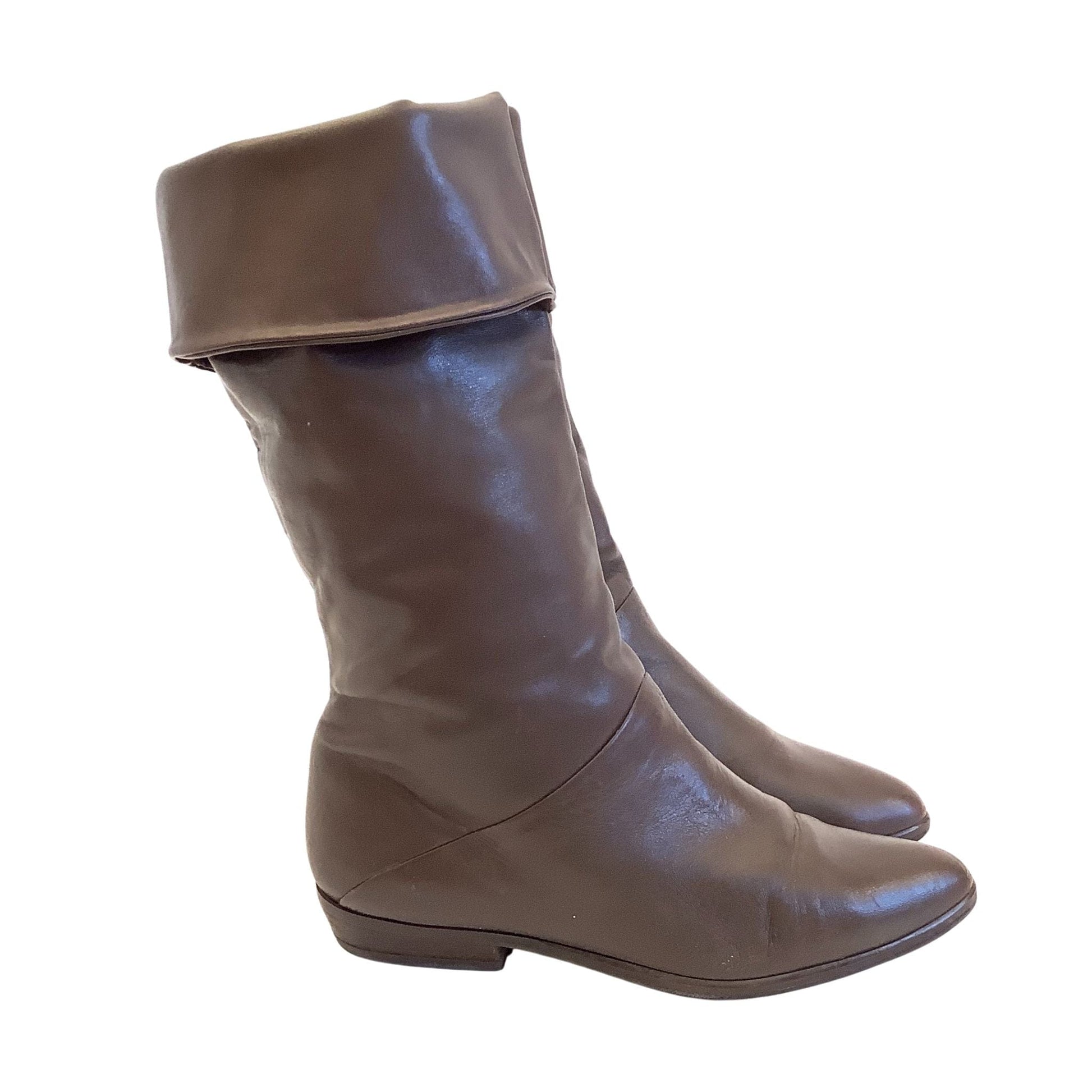 Vintage Slouchy Brown Boots