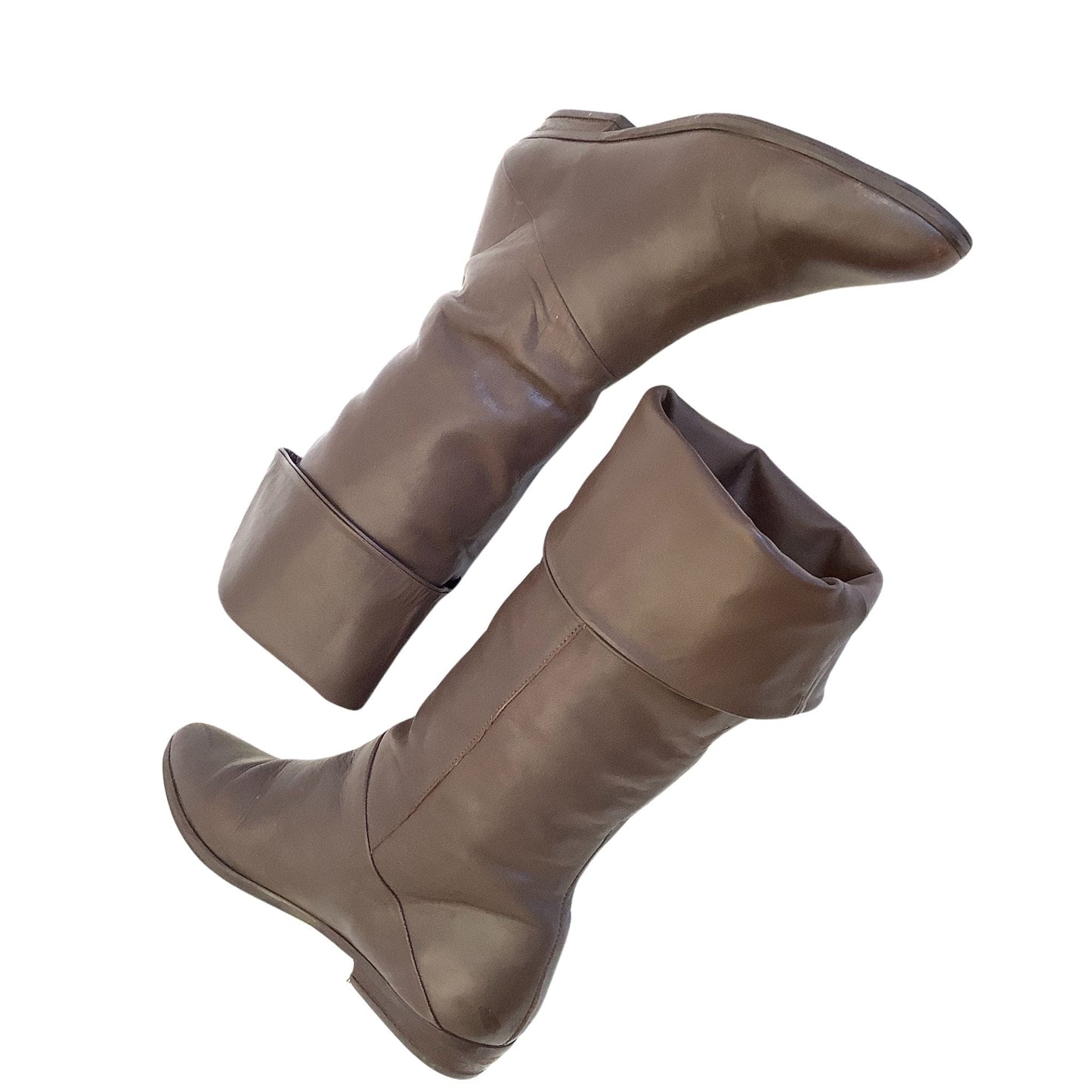 Vintage Slouchy Brown Boots