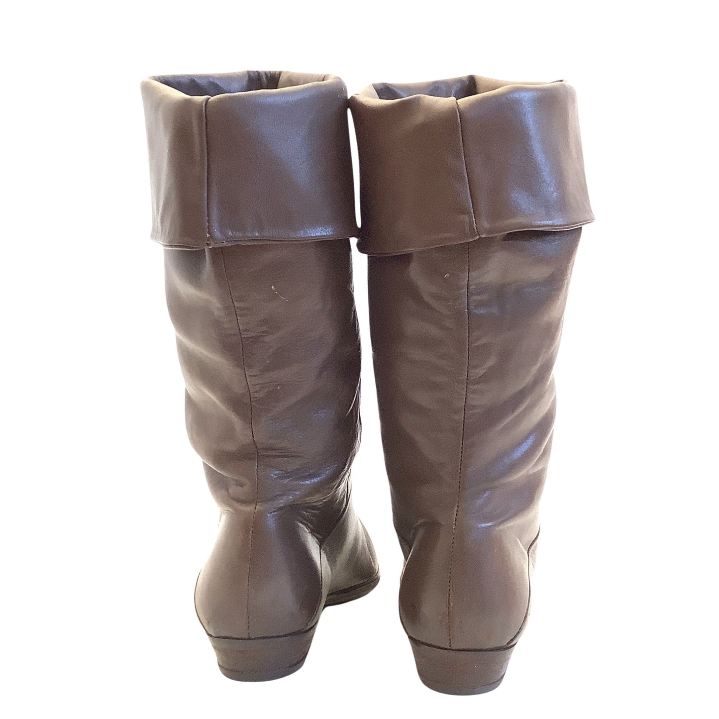Vintage Slouchy Brown Boots