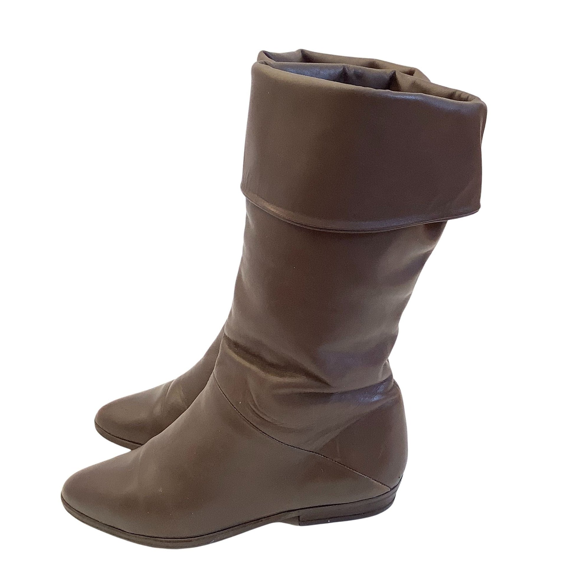 Vintage Slouchy Brown Boots