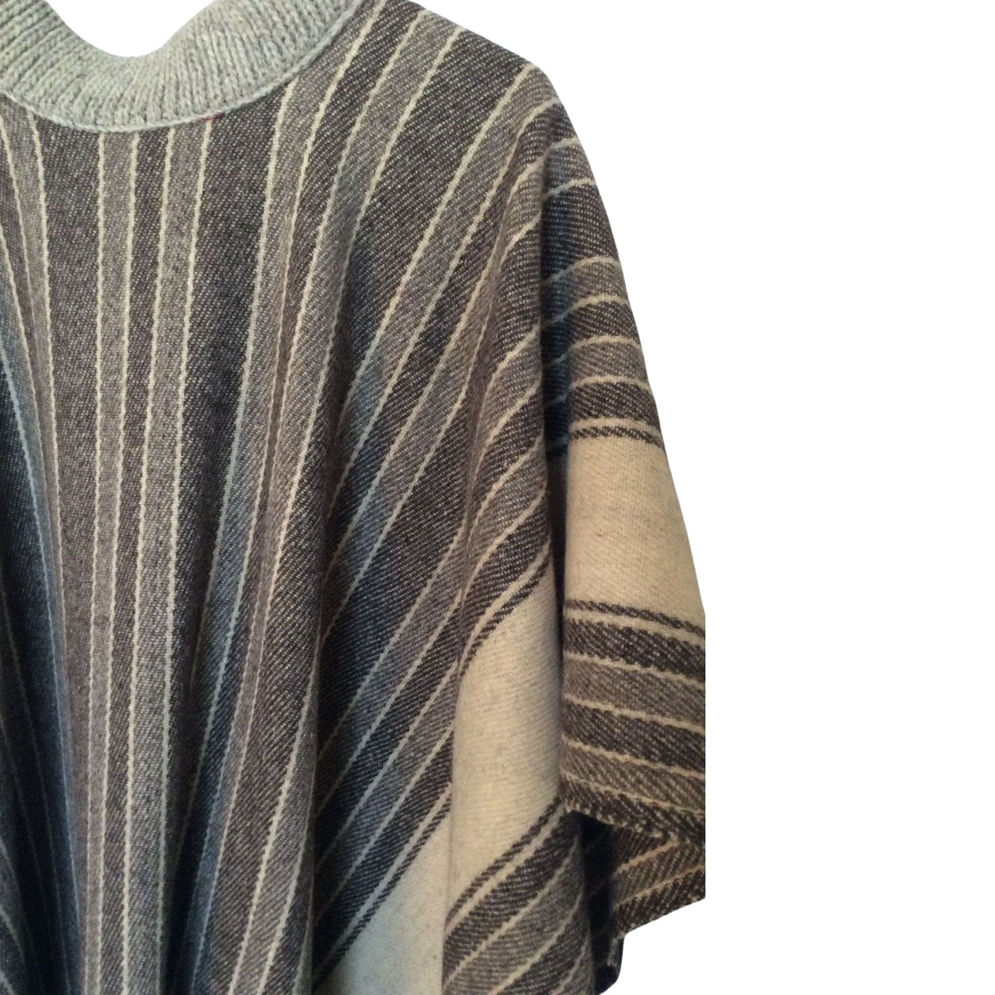 Vintage Striped Poncho