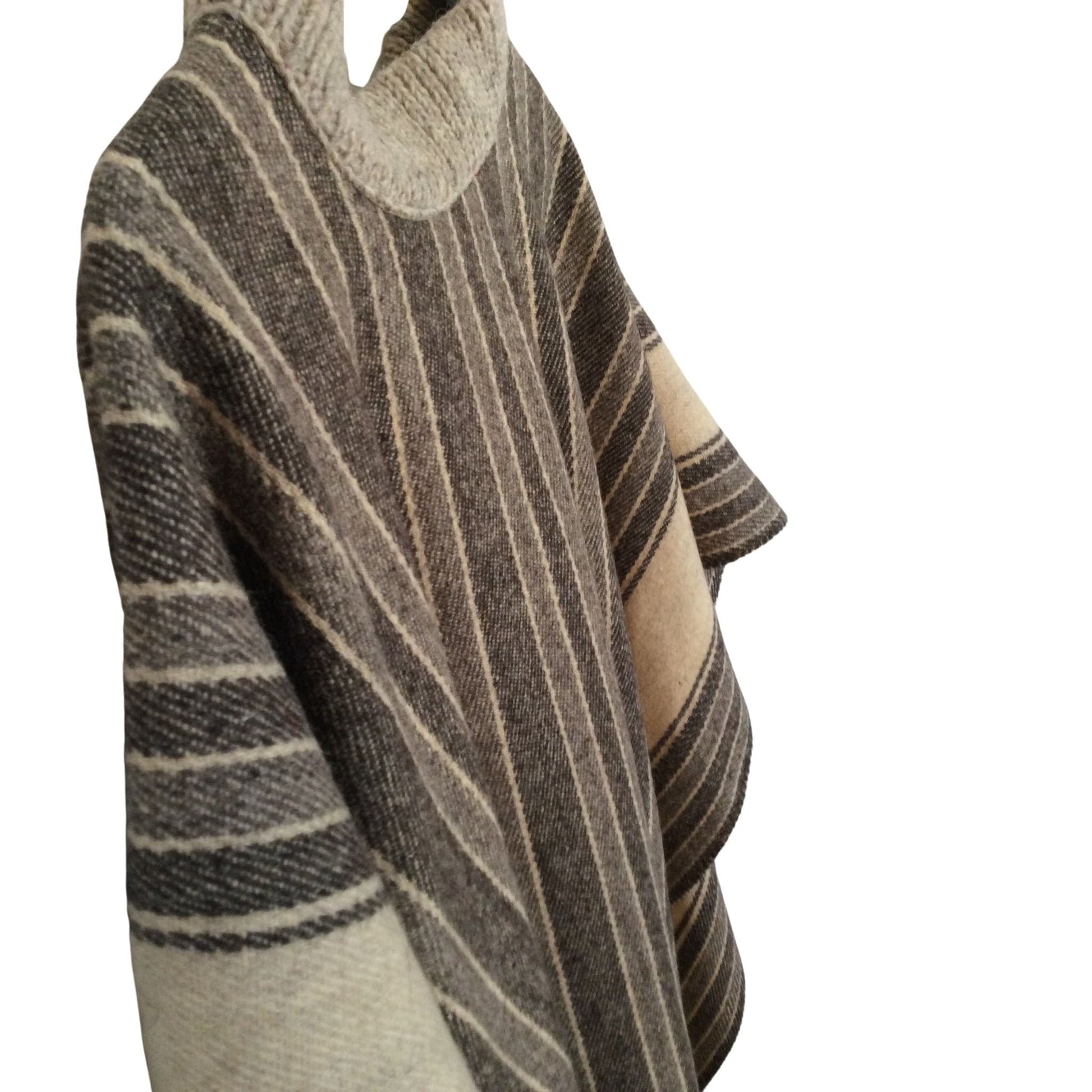 Vintage Striped Poncho