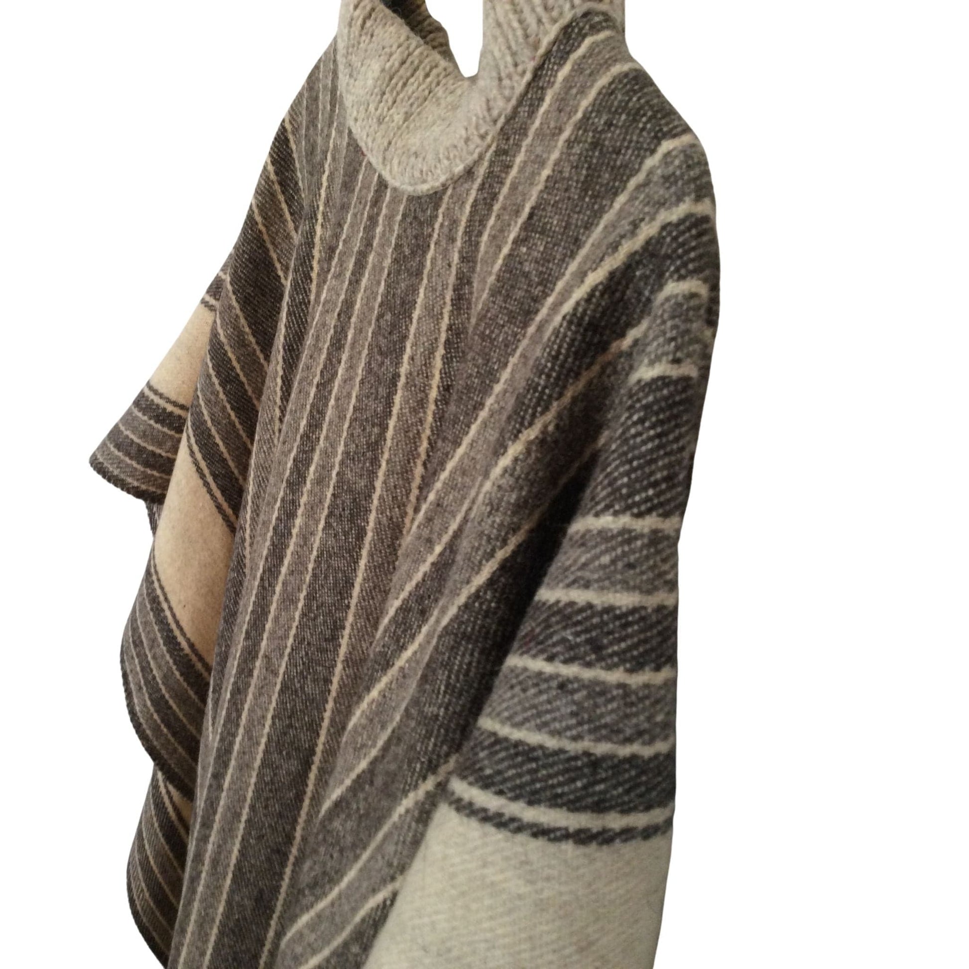 Vintage Striped Poncho