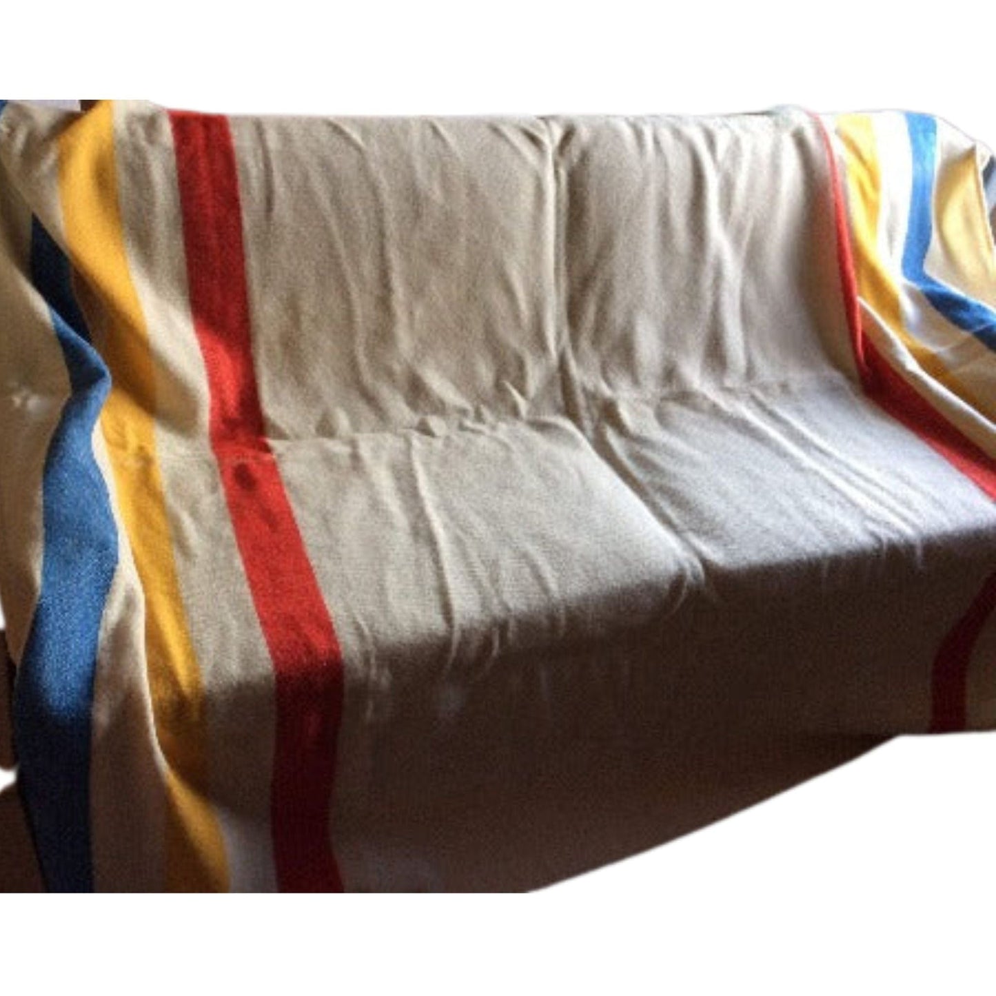Vintage Striped Wool Blanket
