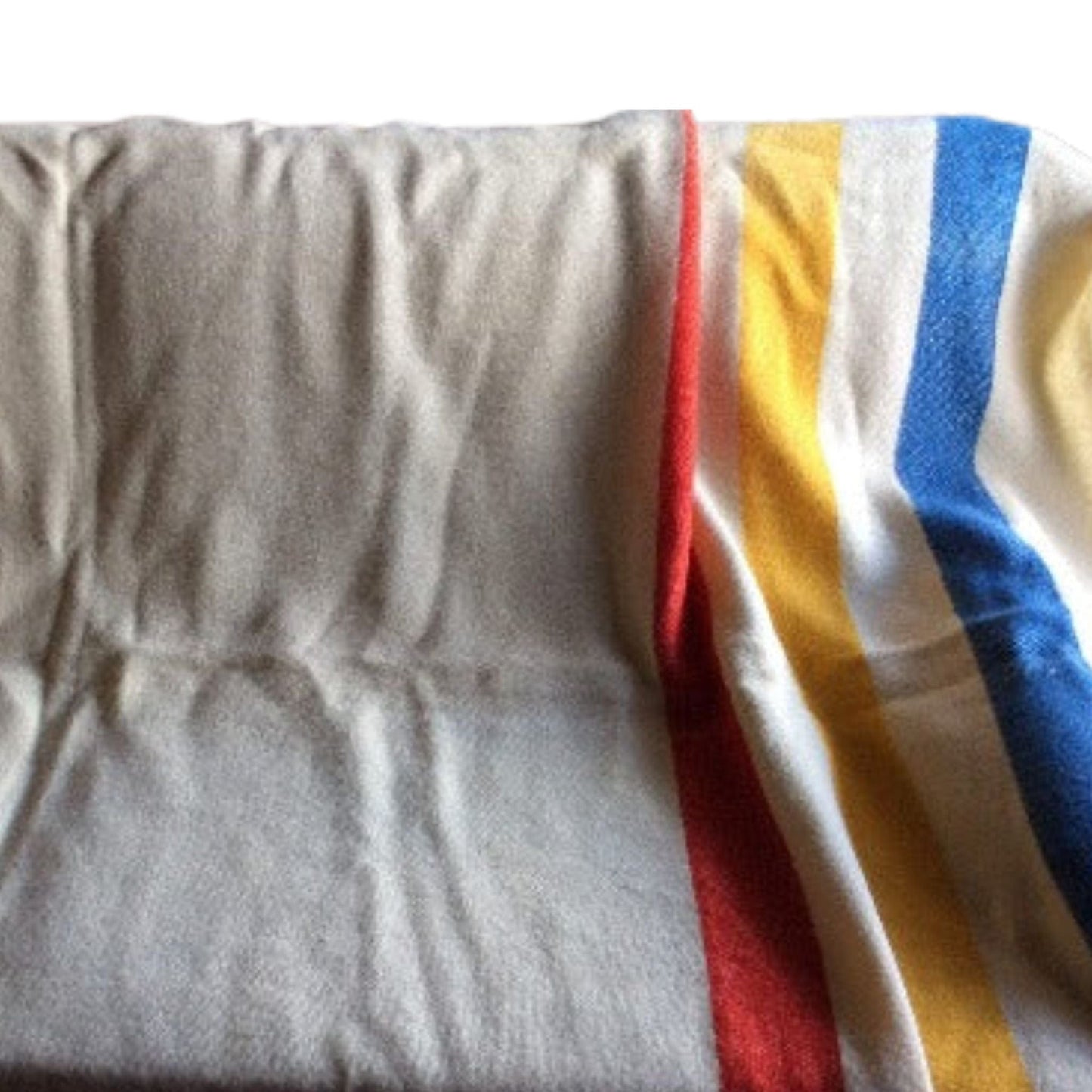 Vintage Striped Wool Blanket