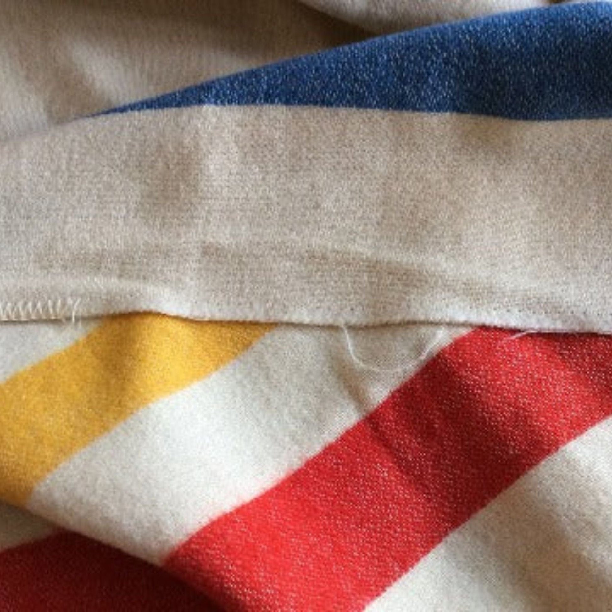 Vintage Striped Wool Blanket