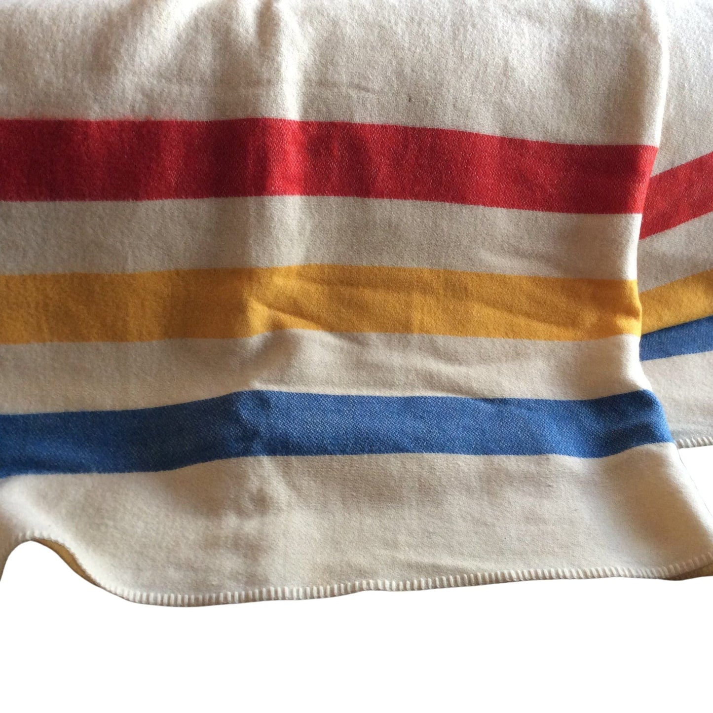 Vintage Striped Wool Blanket