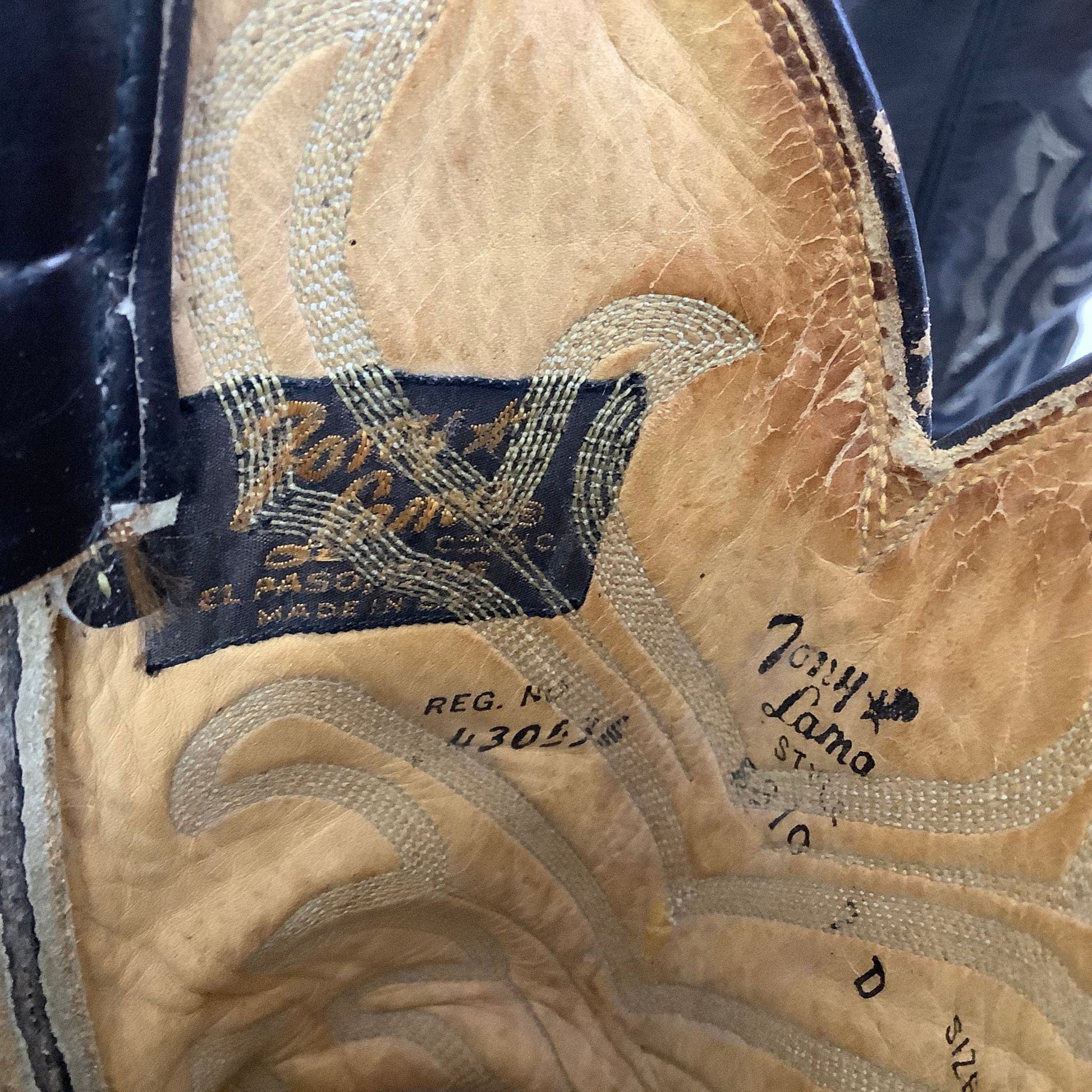 Vintage Tony Lama Boots 7 / Brown / Vintage 1980s