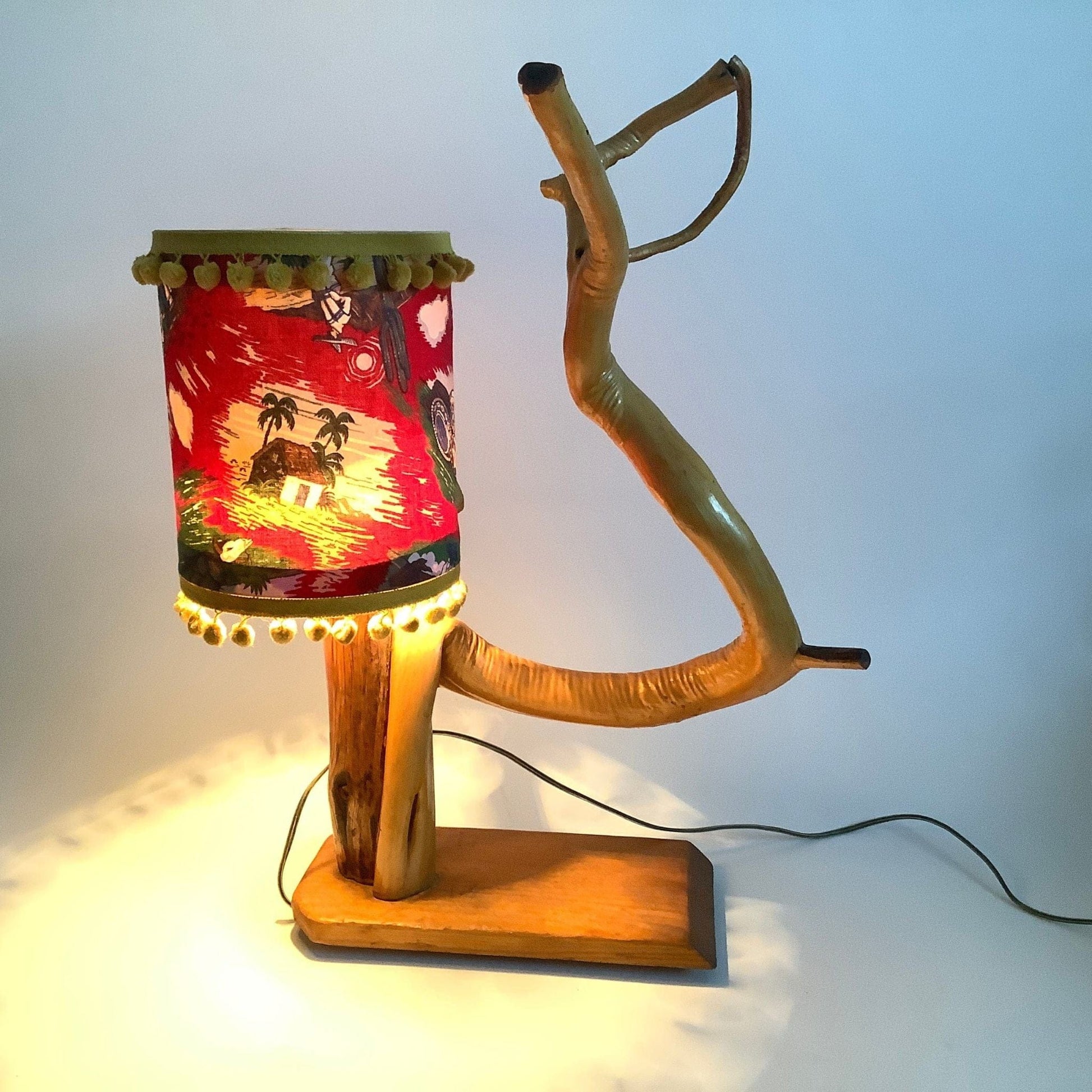 Vintage Tree Branch Lamp