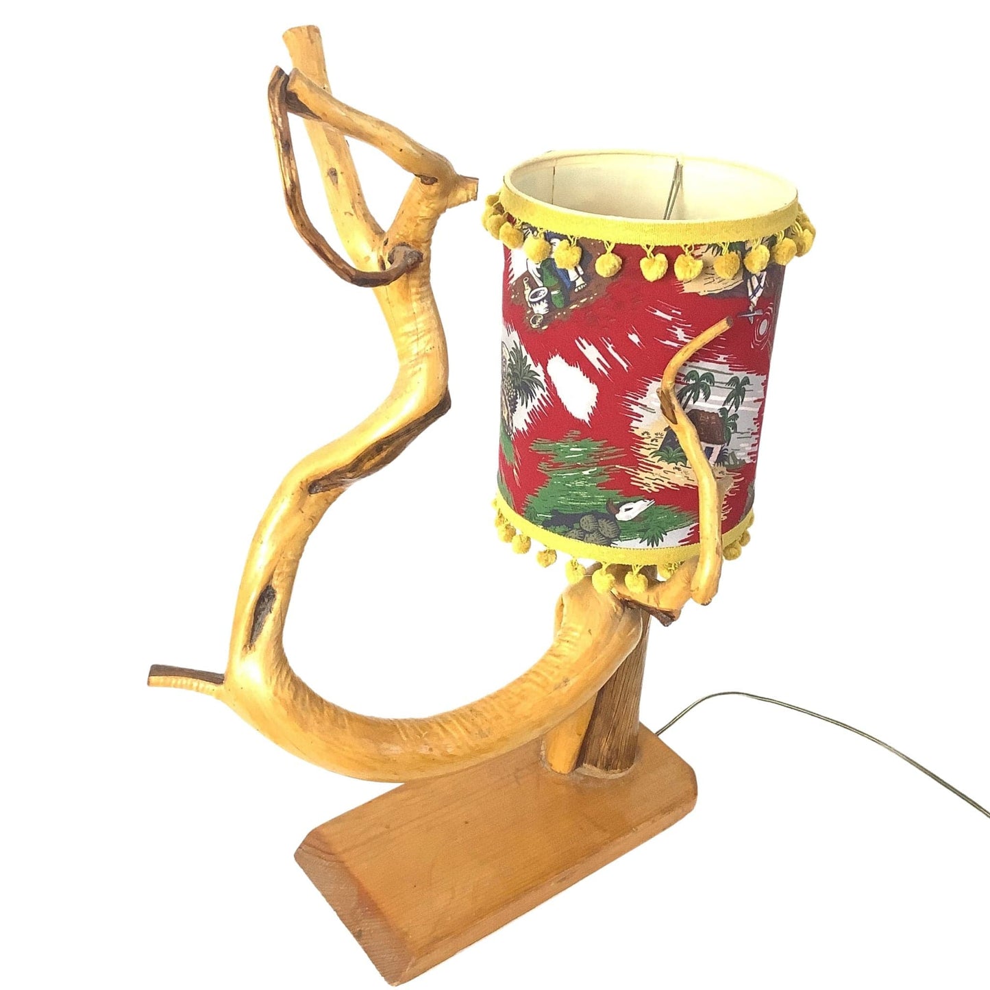 Vintage Tree Branch Lamp