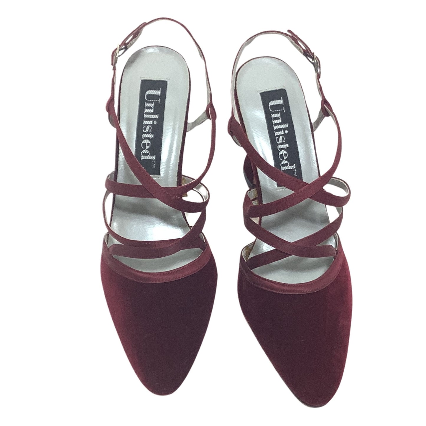 Vintage Velvet Strappy Heels