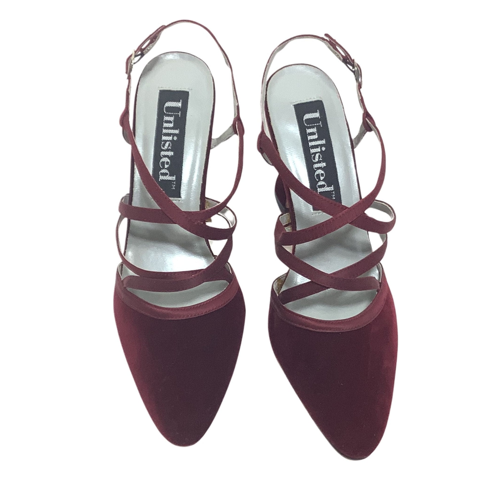 Vintage Velvet Strappy Heels