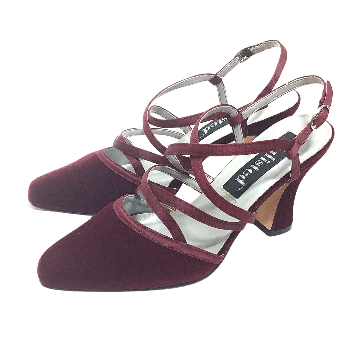 Vintage Velvet Strappy Heels