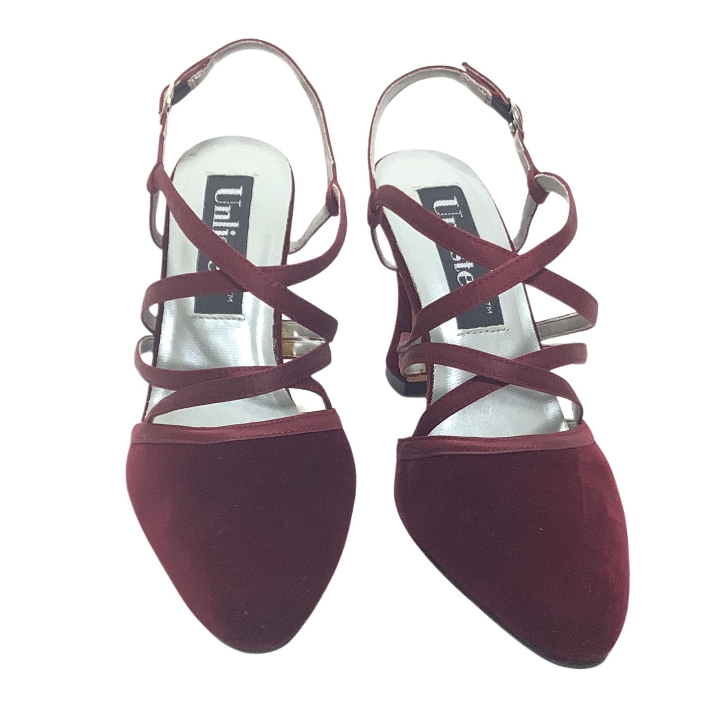 Vintage Velvet Strappy Heels