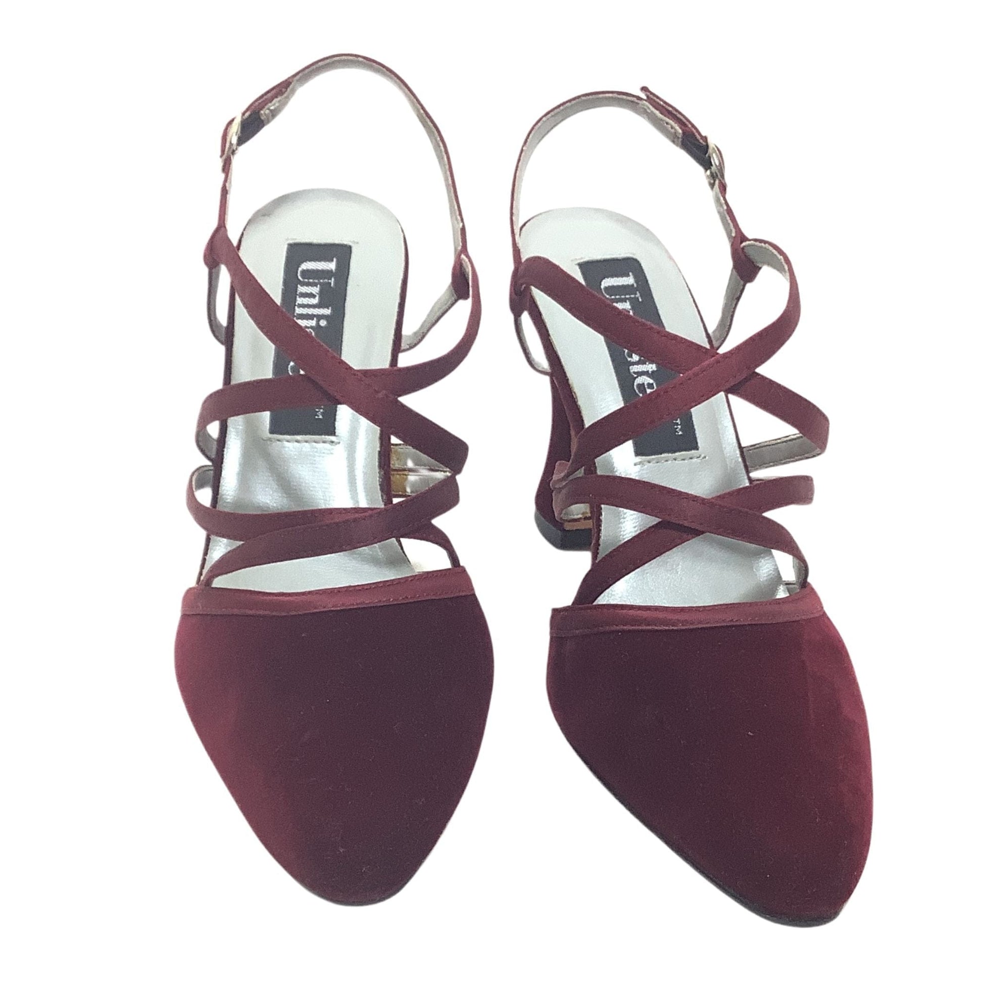 Vintage Velvet Strappy Heels