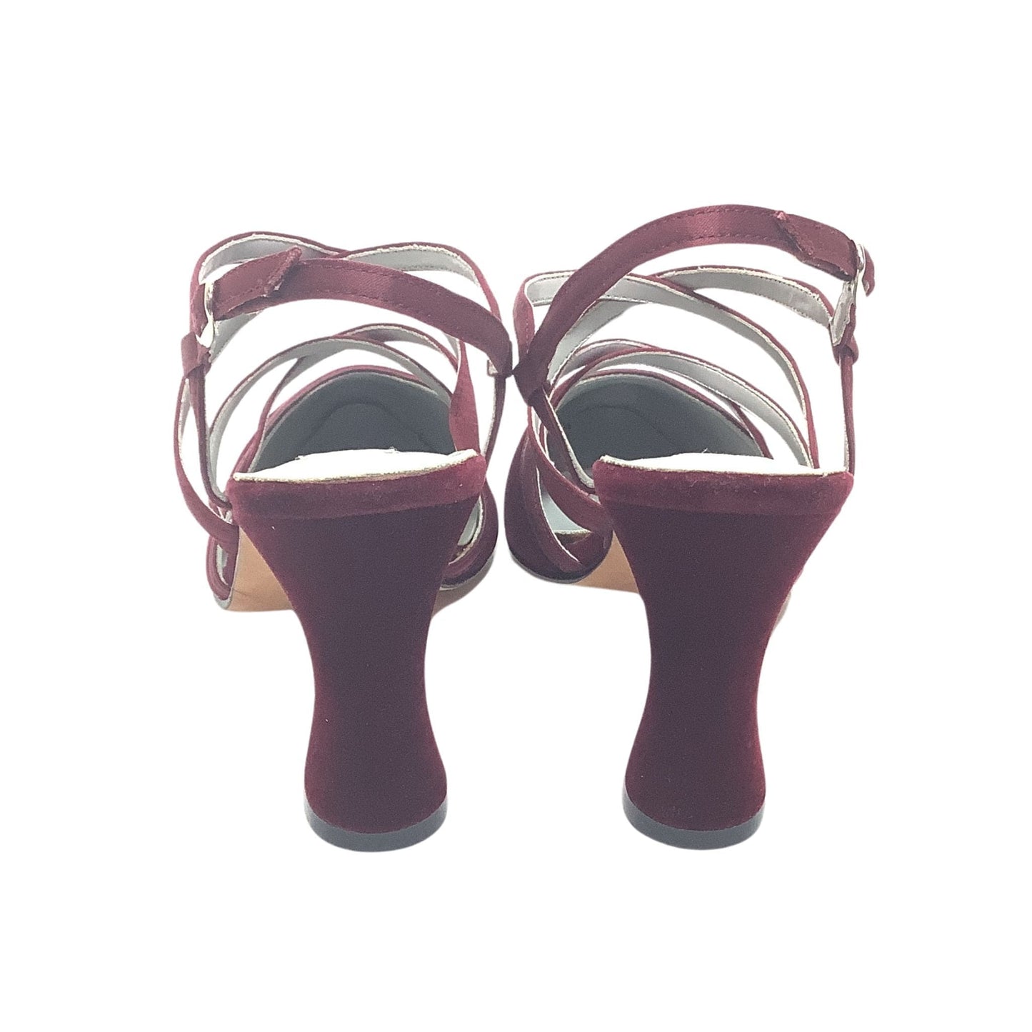 Vintage Velvet Strappy Heels