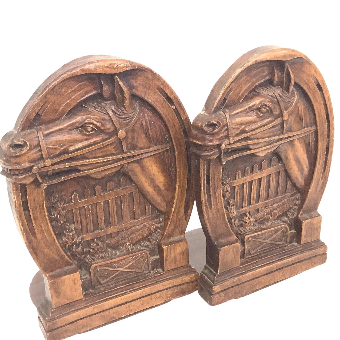 Vintage Western Bookends