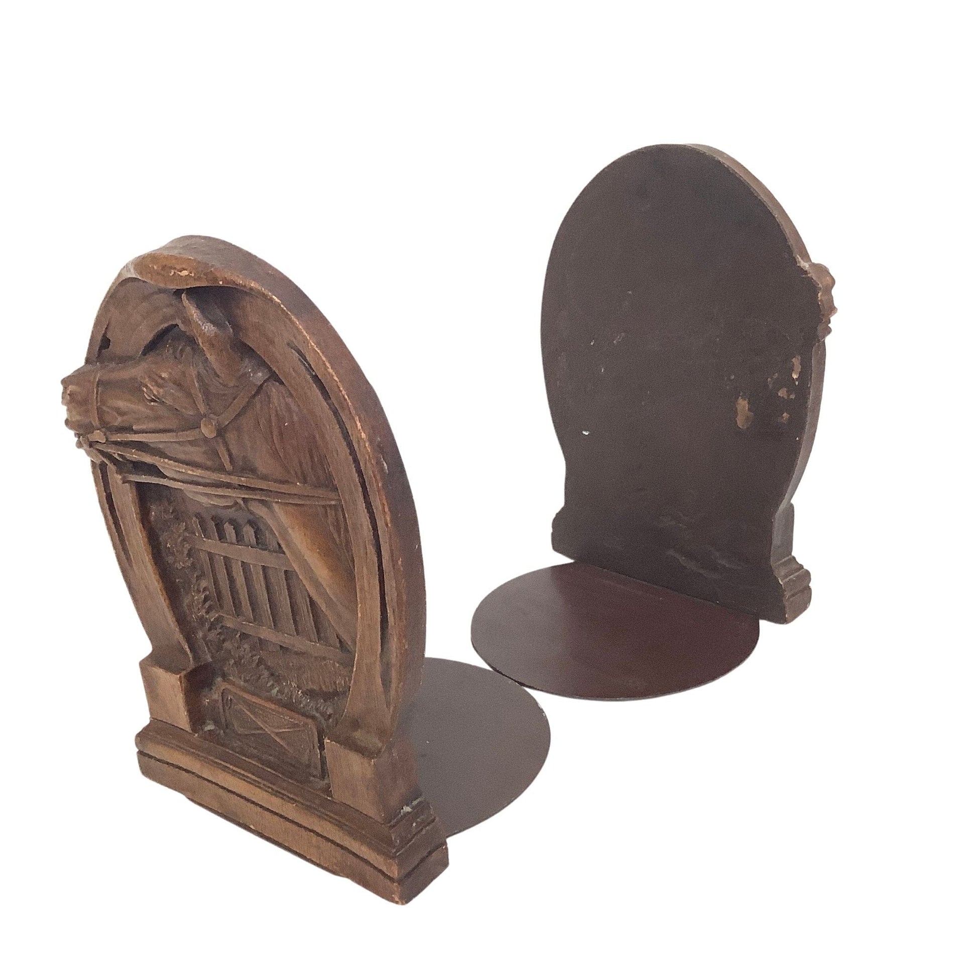 Vintage Western Bookends