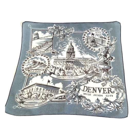 Vintage Western Hankie