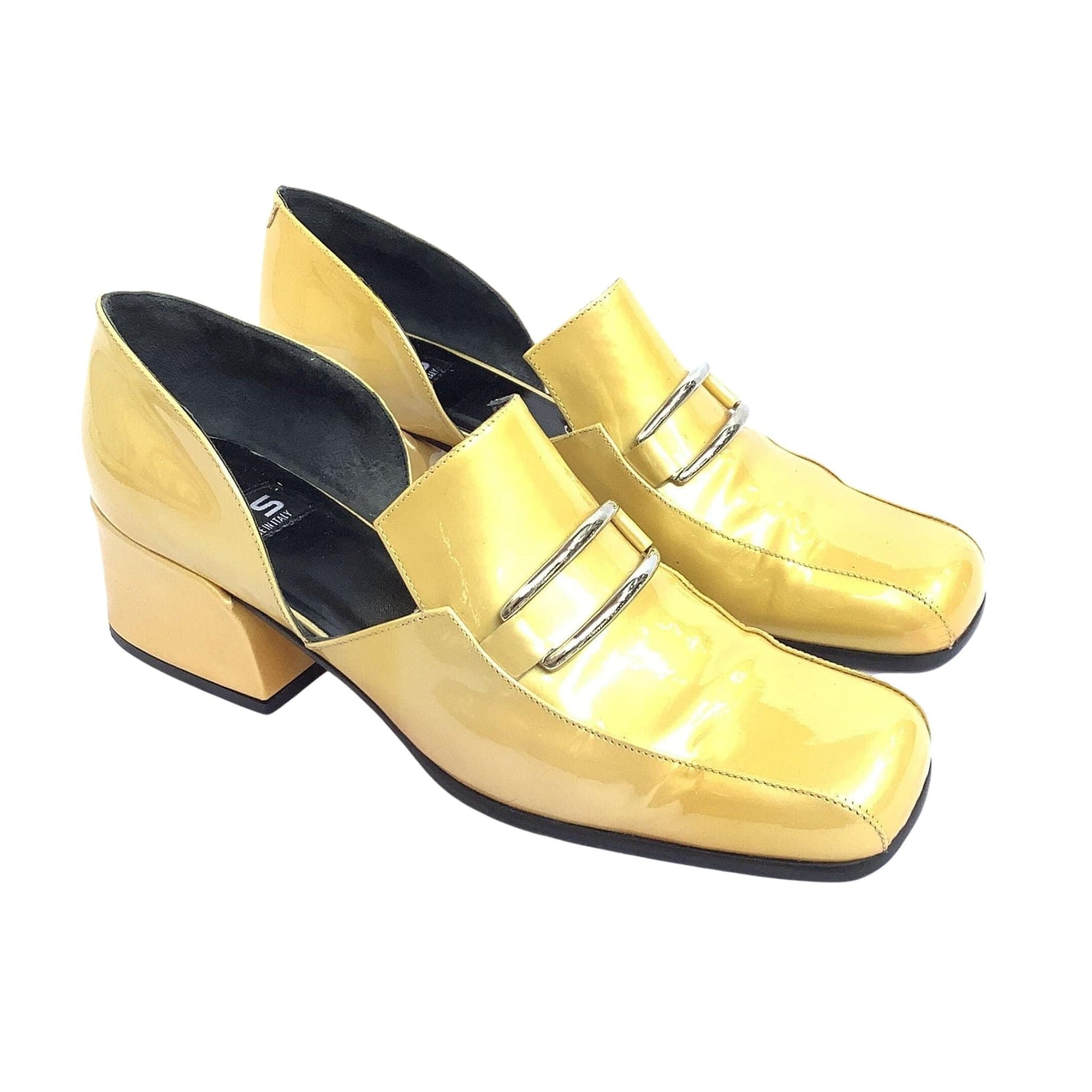 Vintage Yellow Funky Loafers 8.5 / Yellow / Vintage 1980s