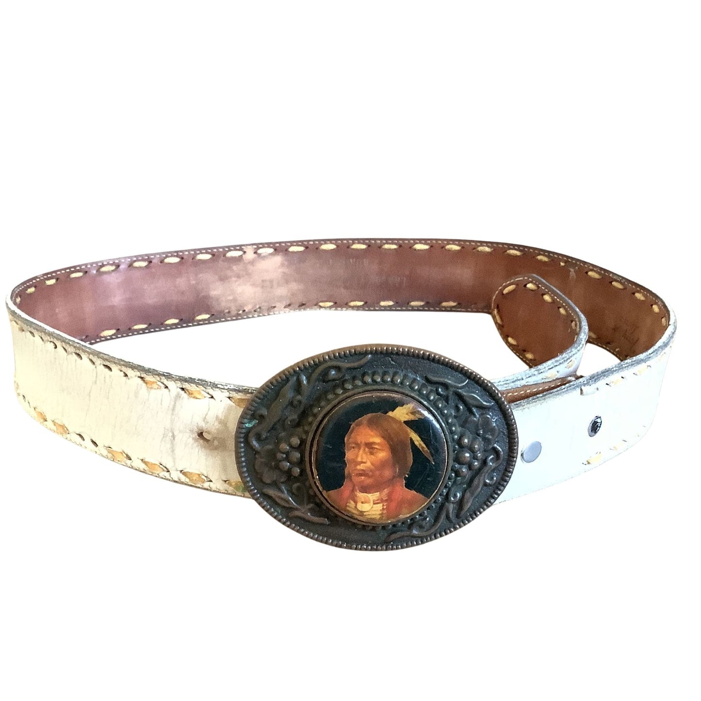 Western 1980s Belt Buckle
