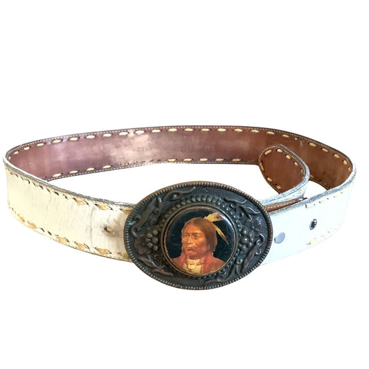 Western 1980s Belt Buckle