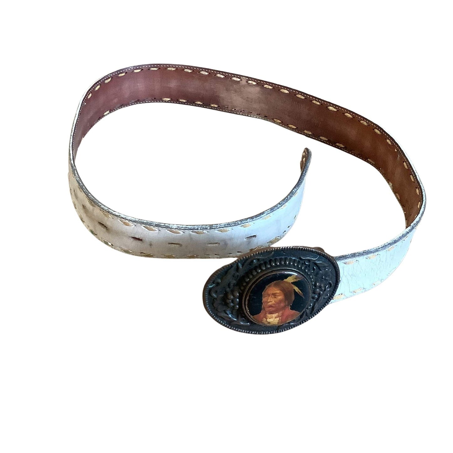 Western 1980s Belt Buckle