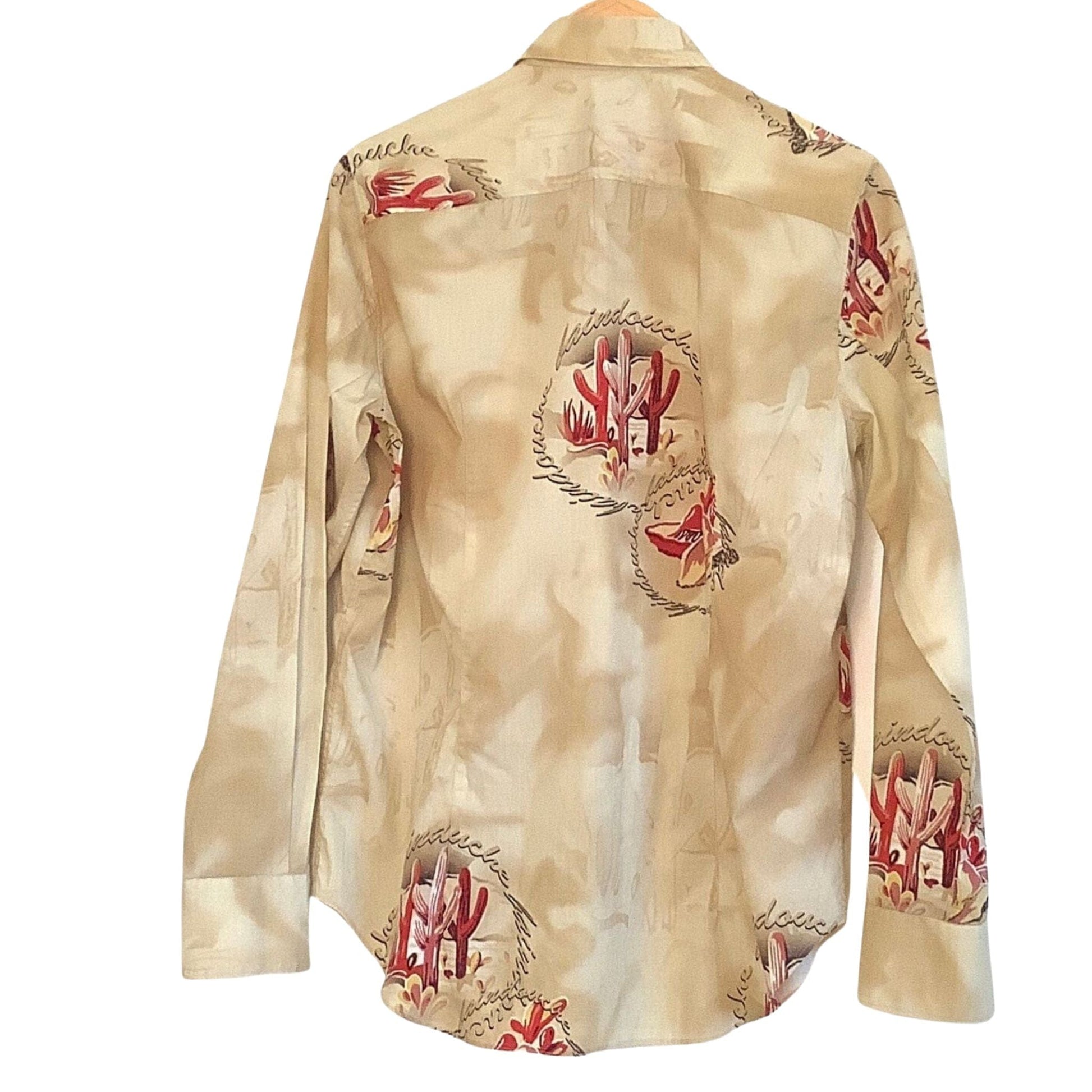 Bain Douche Western Shirt Cactus Theme