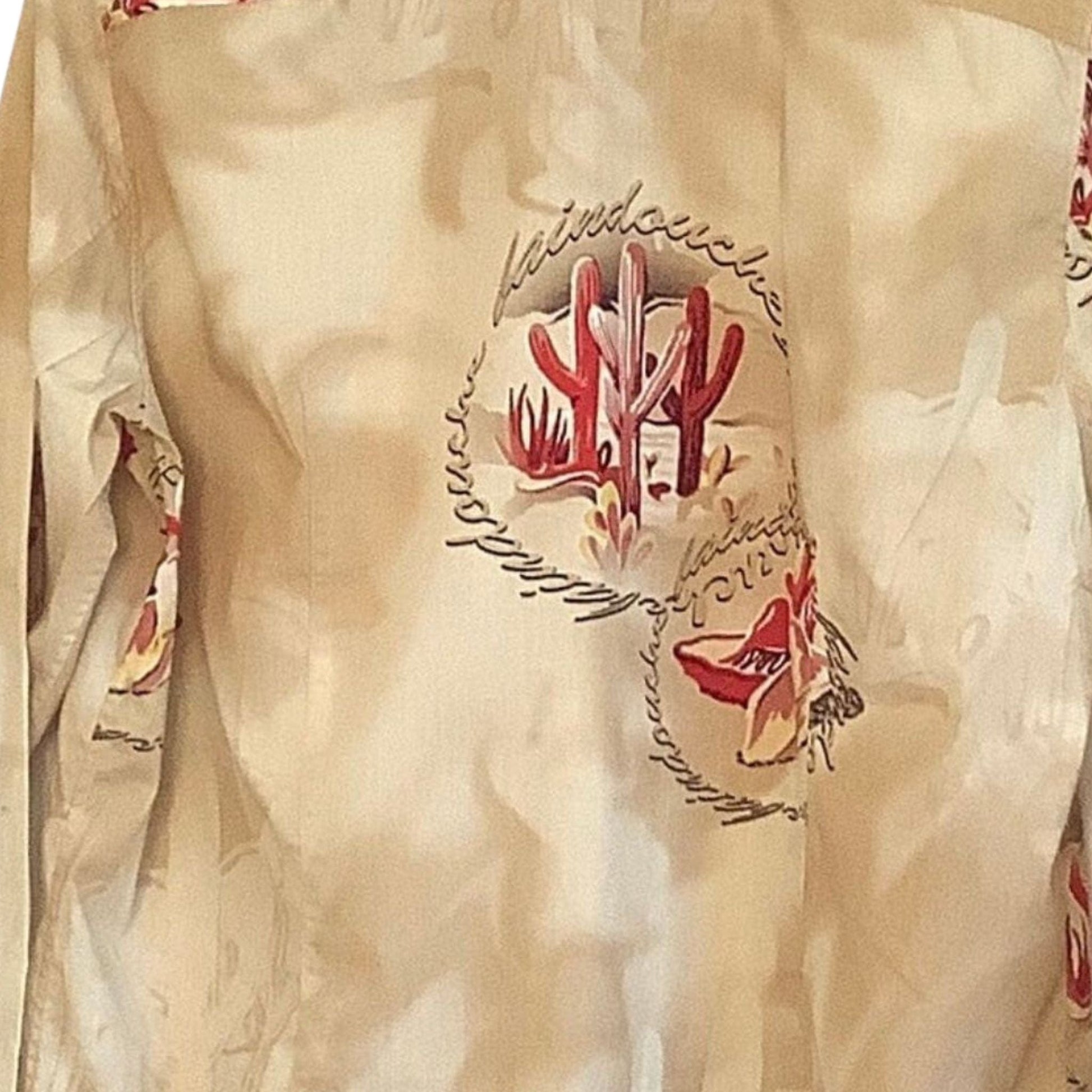 Bain Douche Western Shirt Cactus Theme