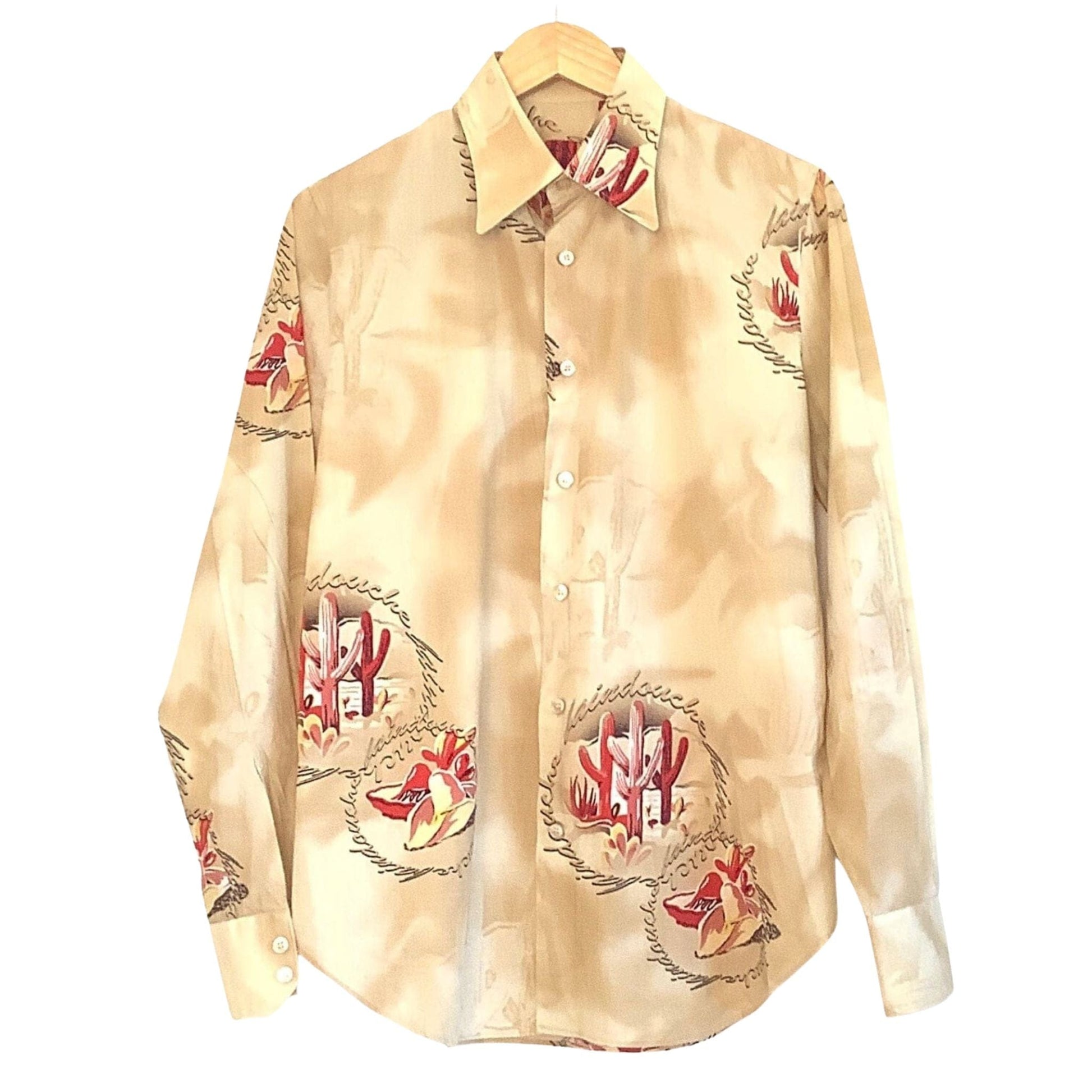 Bain Douche Western Shirt Cactus Theme - Front view