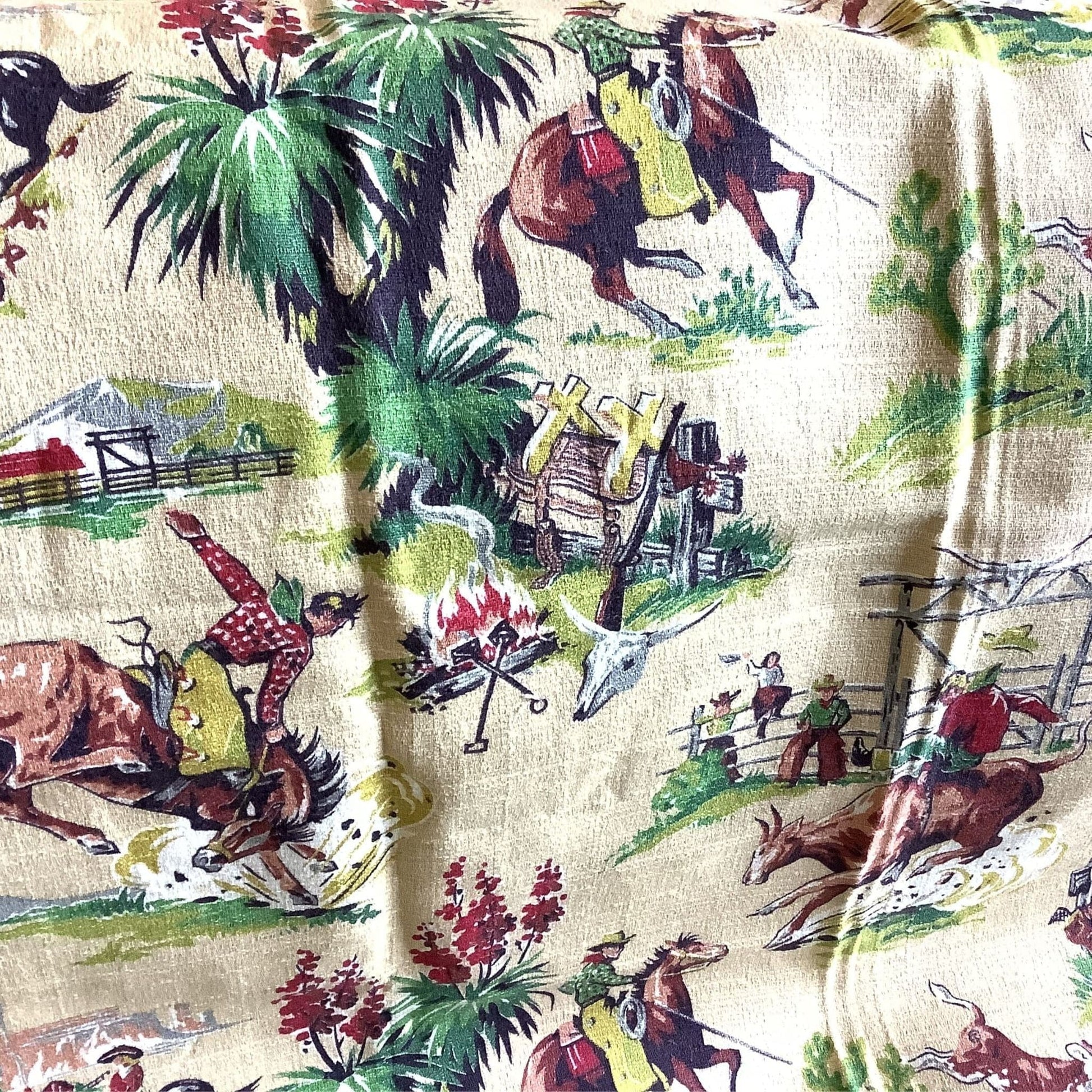 Western Barkcloth Sample