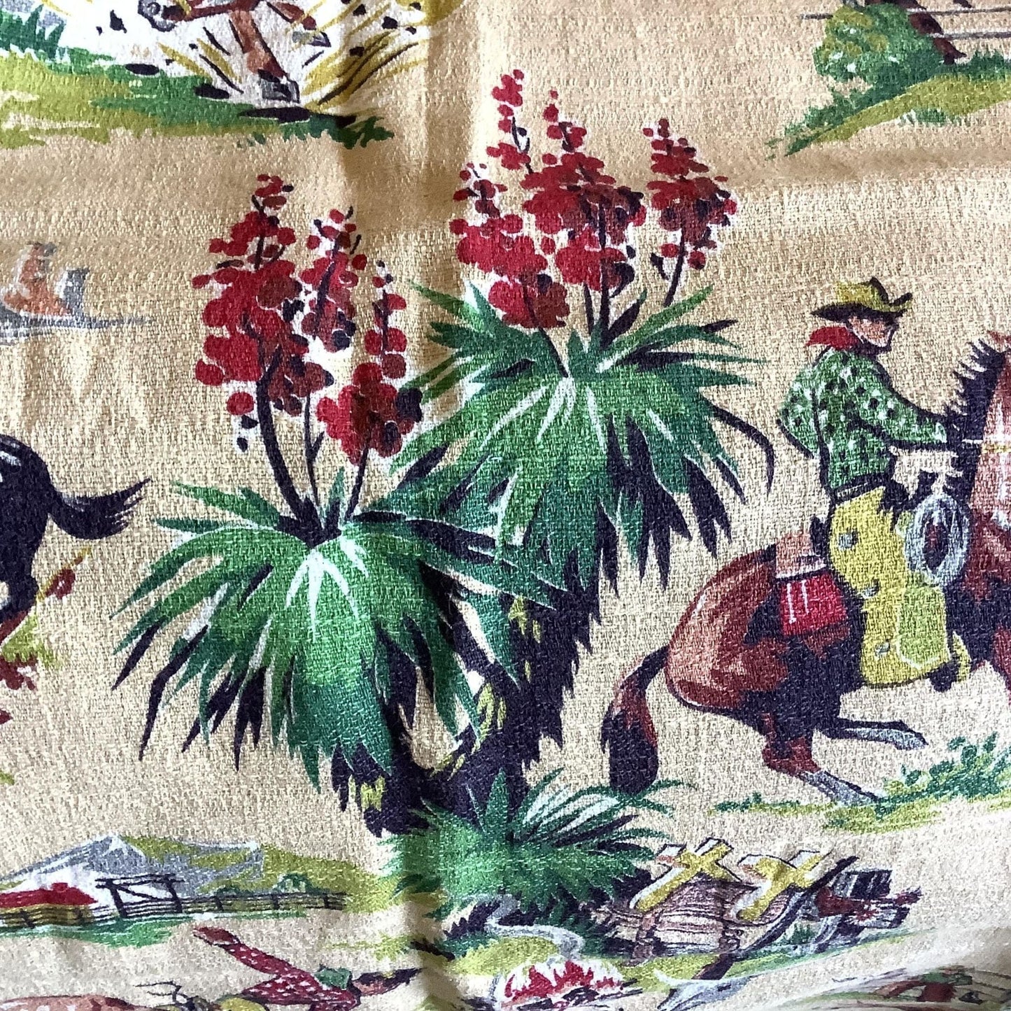 Western Barkcloth Sample