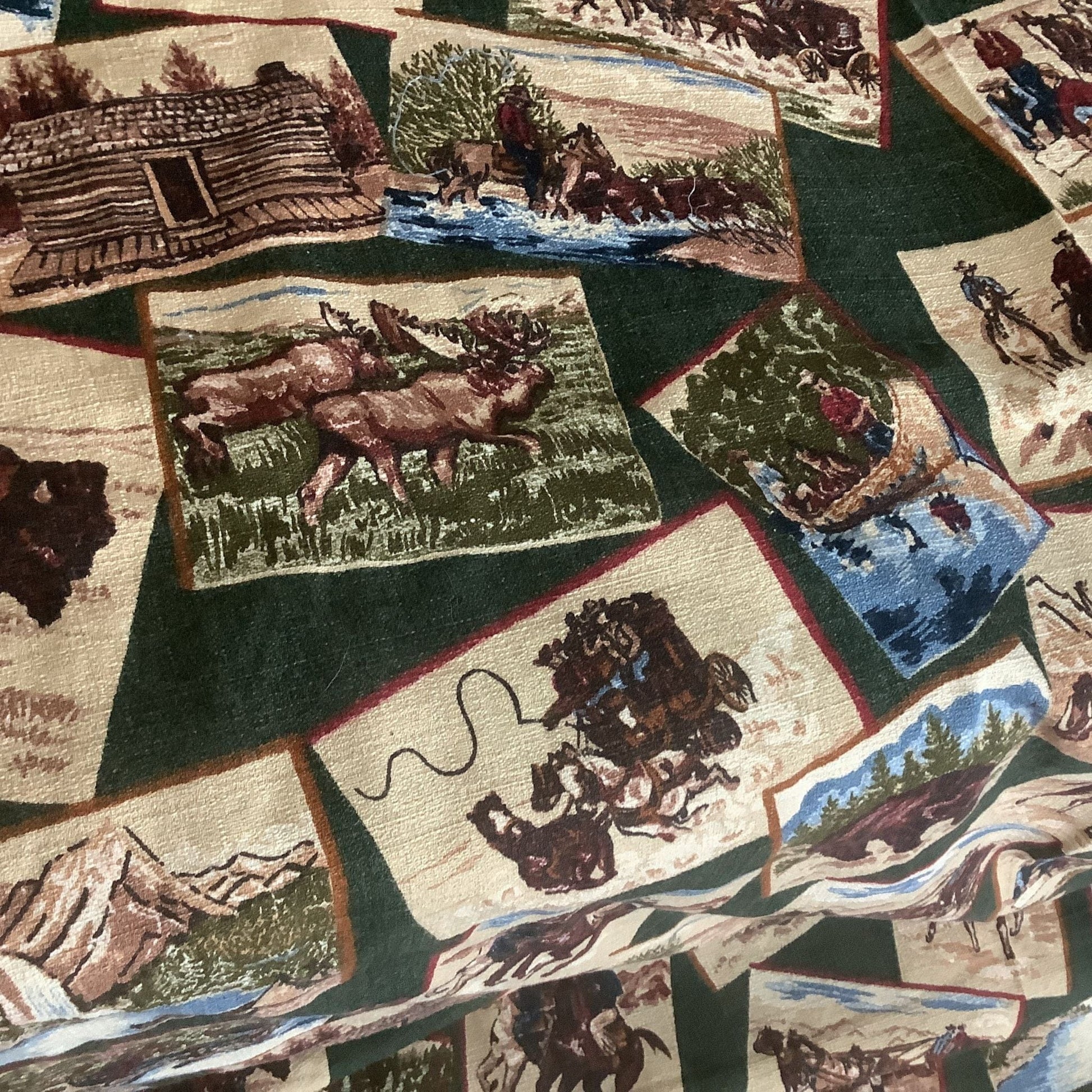 Western Bloomcraft Barkcloth