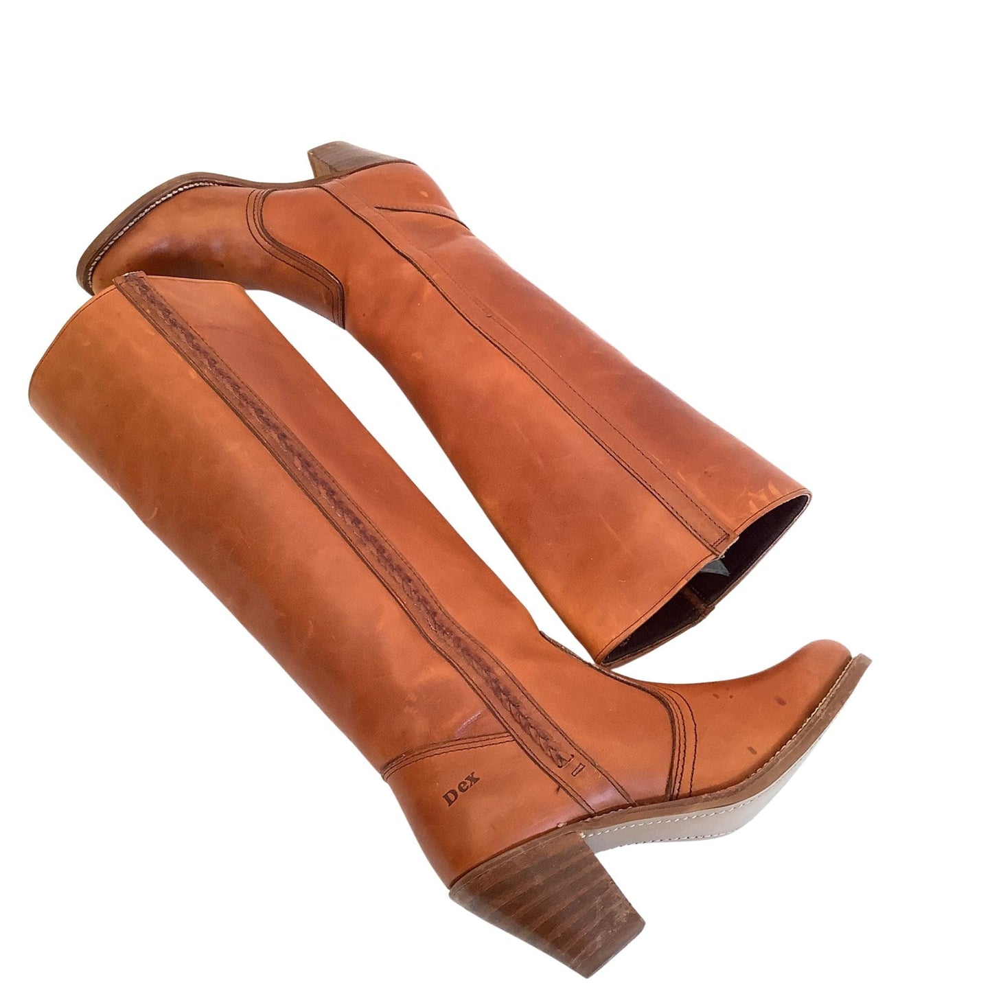 Western Boots Tan Leather