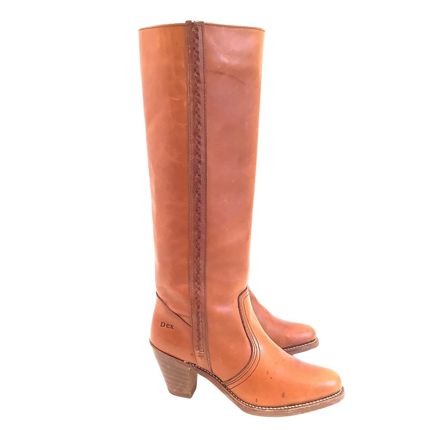 Western Boots Tan Leather