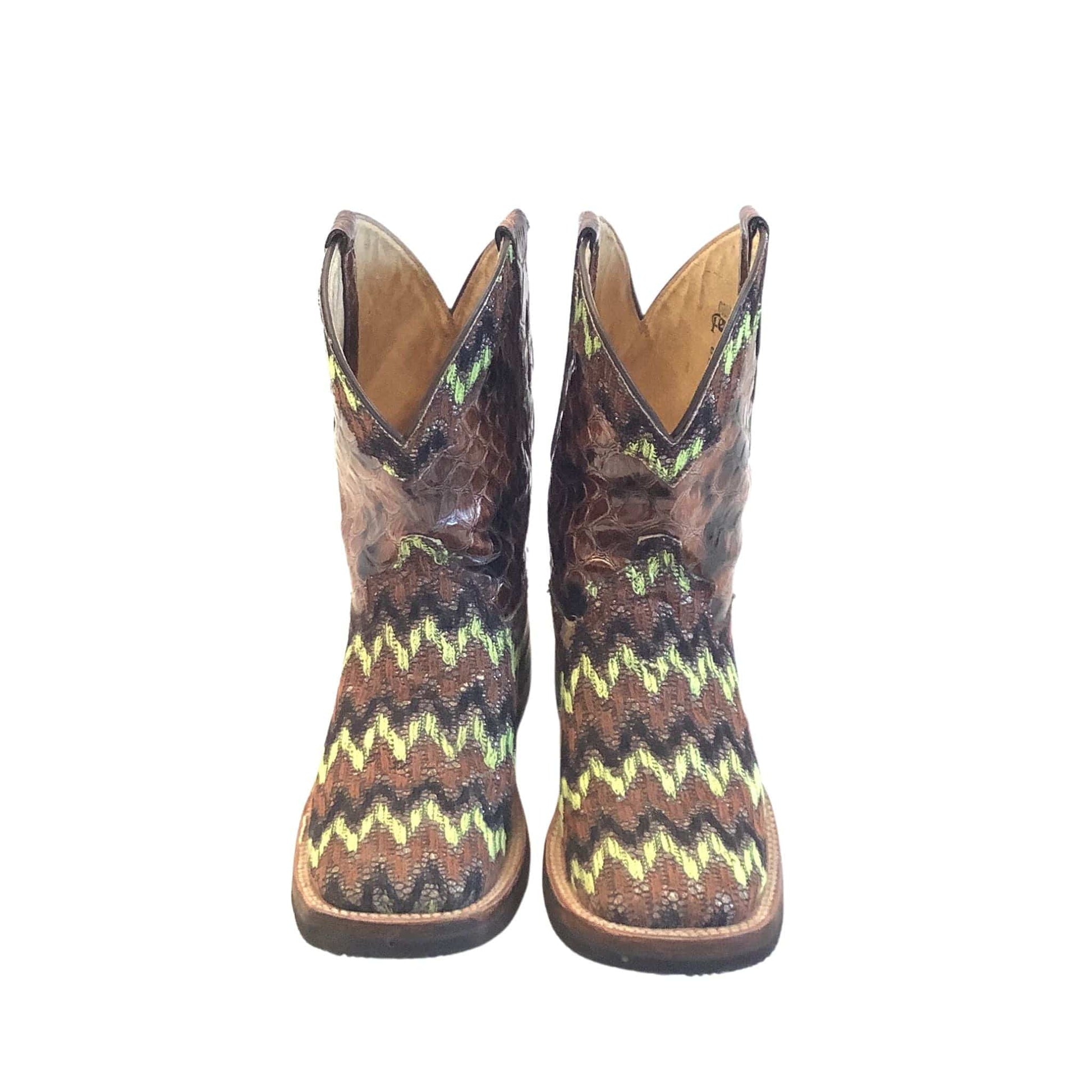 Western Fat-baby Boots 7 / Multi / Y2K - Now
