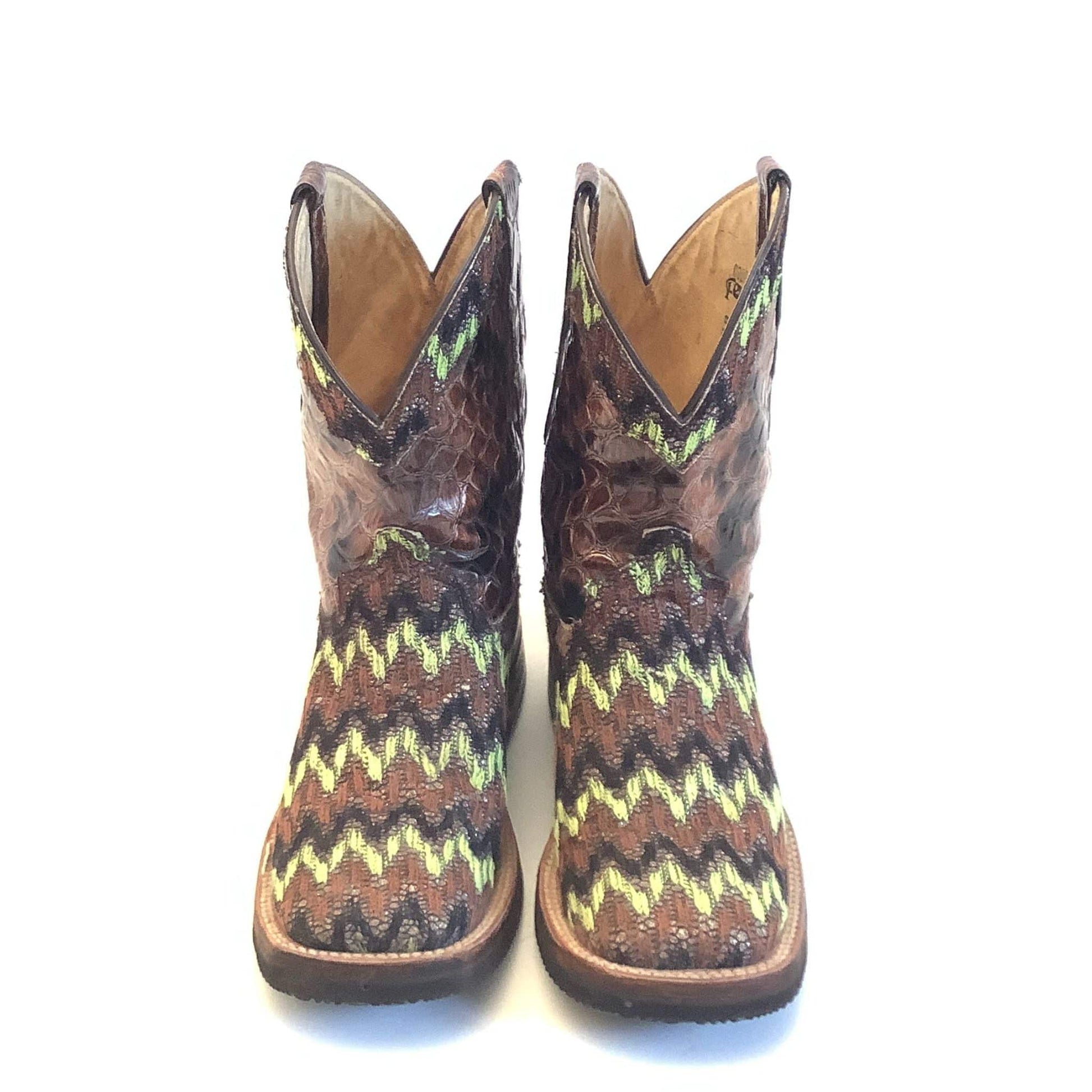 Western Fat-baby Boots 7 / Multi / Y2K - Now