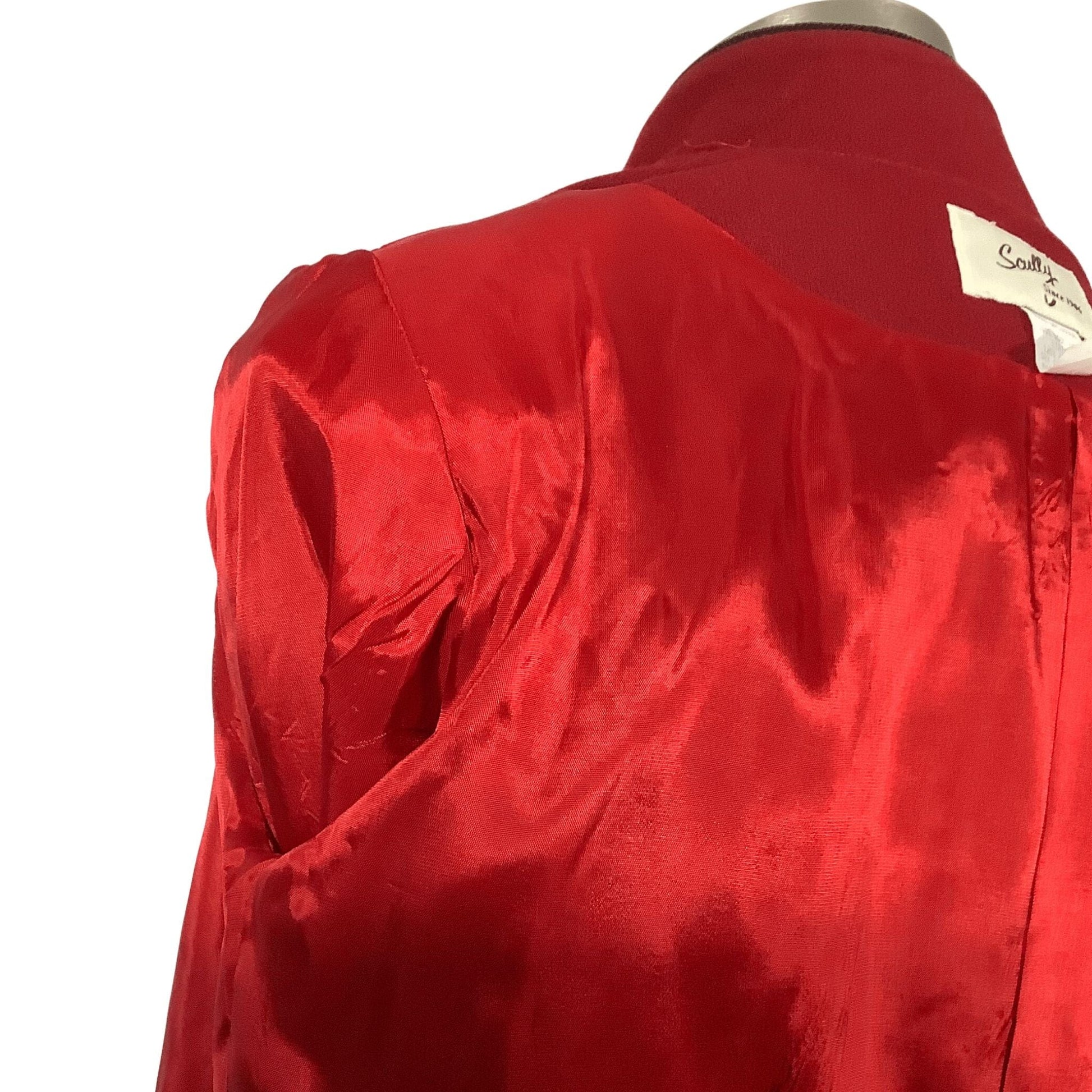 Western Red Wool Jacket